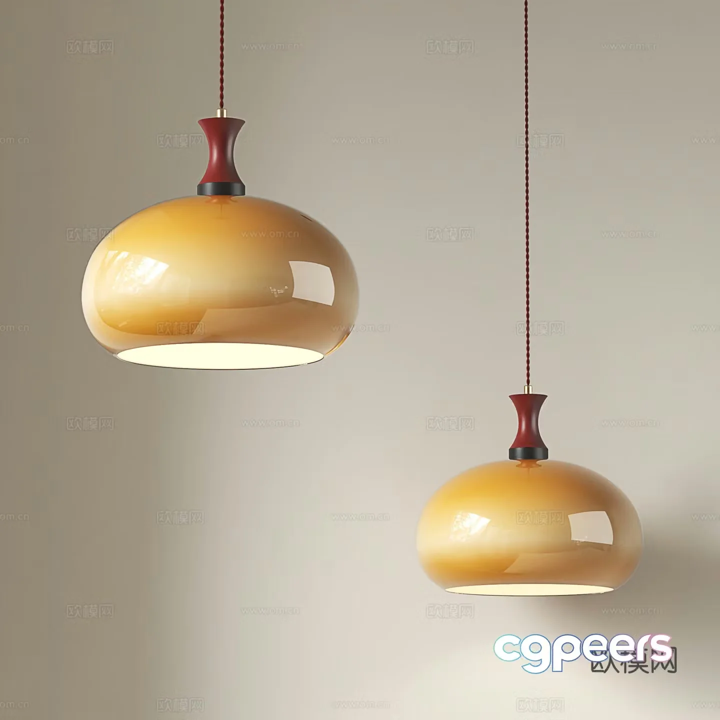 Middle-aged chandeliers Nanyang style chandeliers Restaurant chandeliers Bar chandeliers 3D model