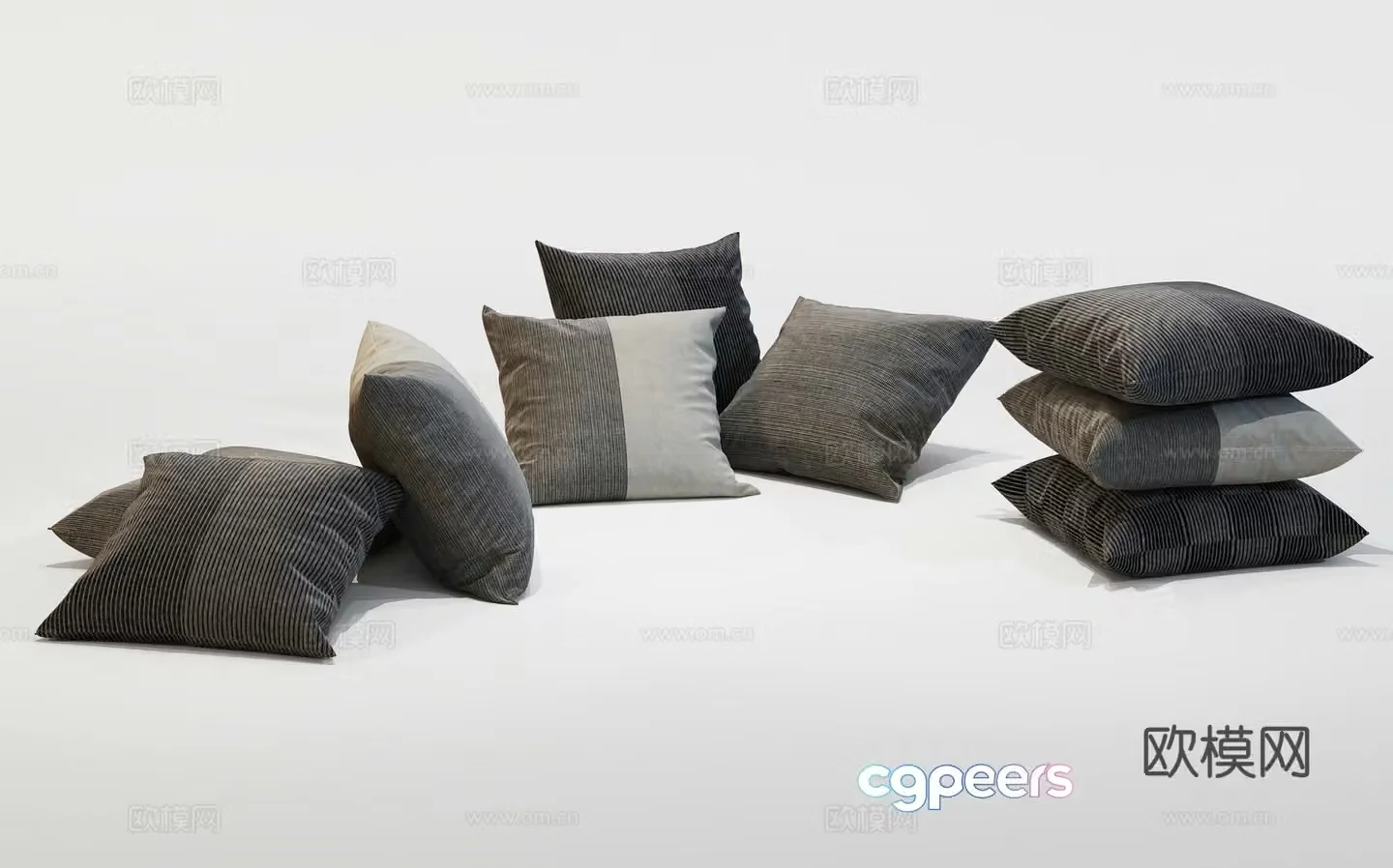 pillow pillow square pillow 3d model