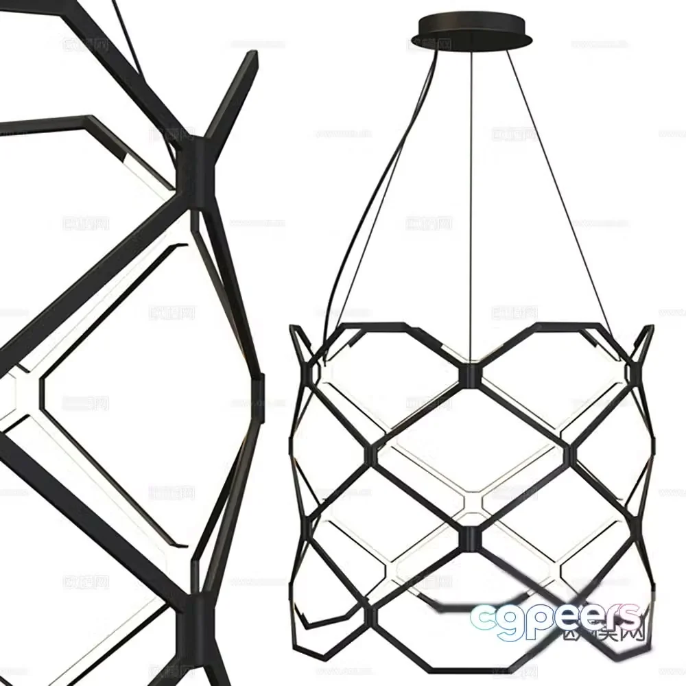 Lamps Chandelier Decorative Lights 3D Model