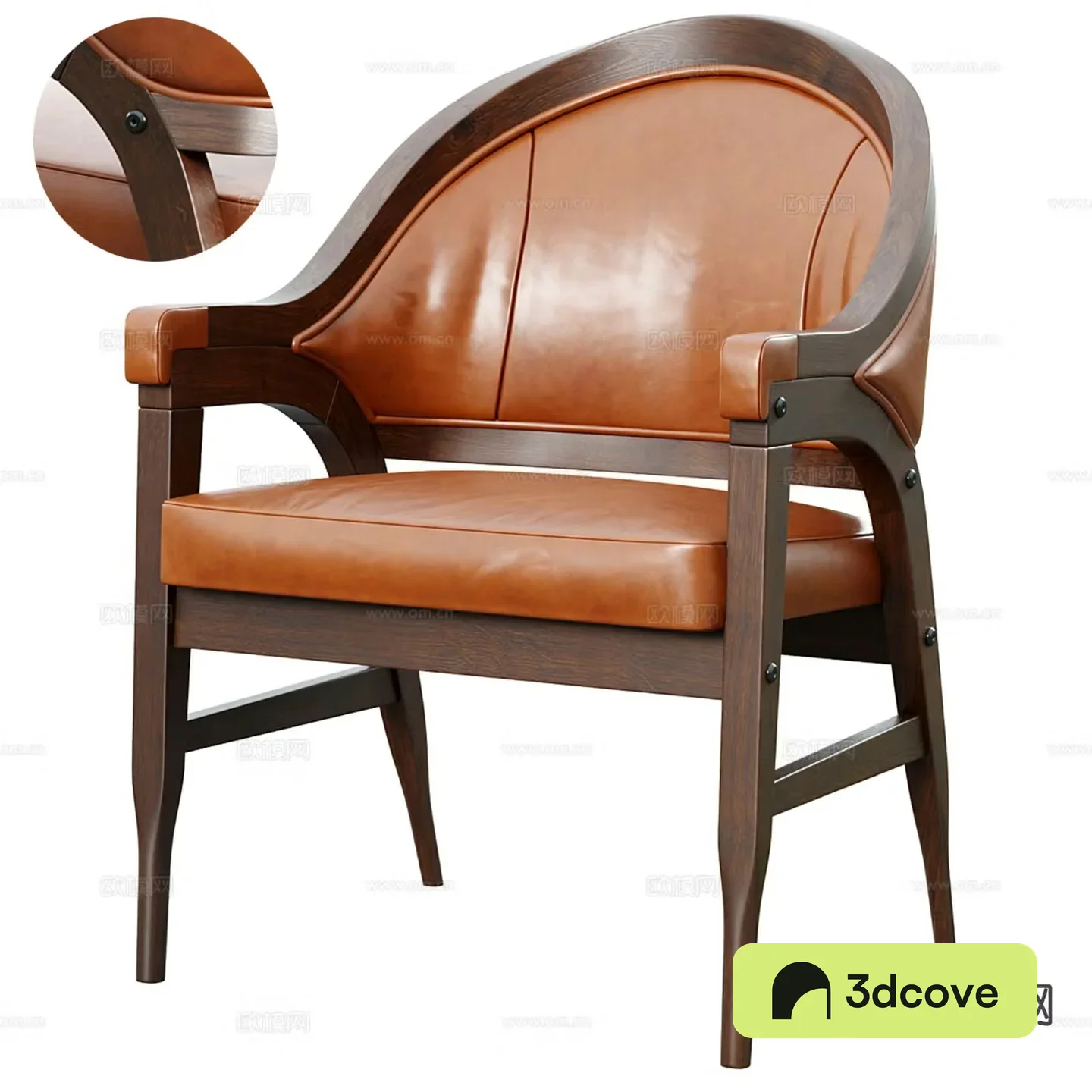 Italian chair dining chair single chair leisure chair armchair