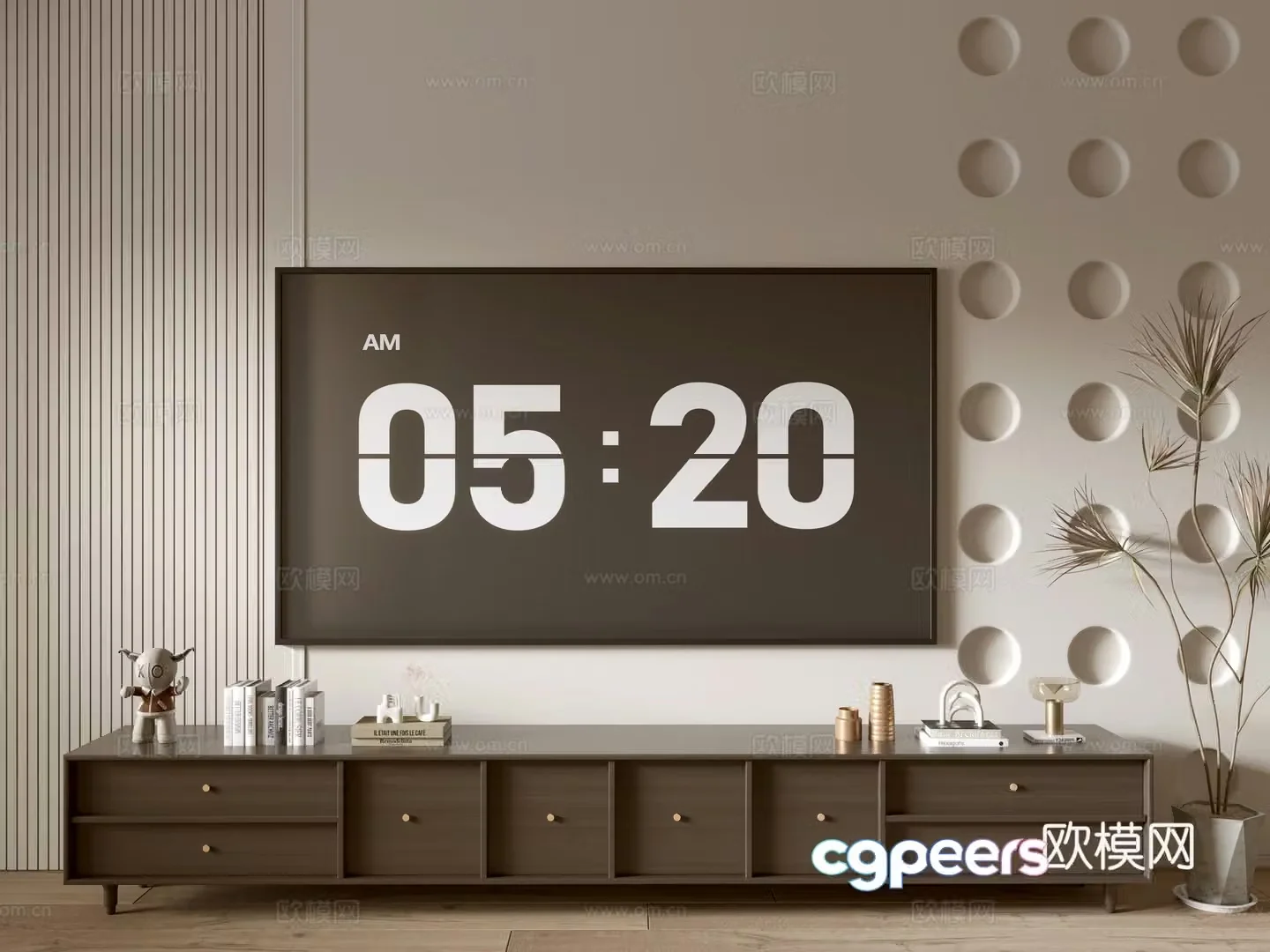 Modern TV cabinet 3d model