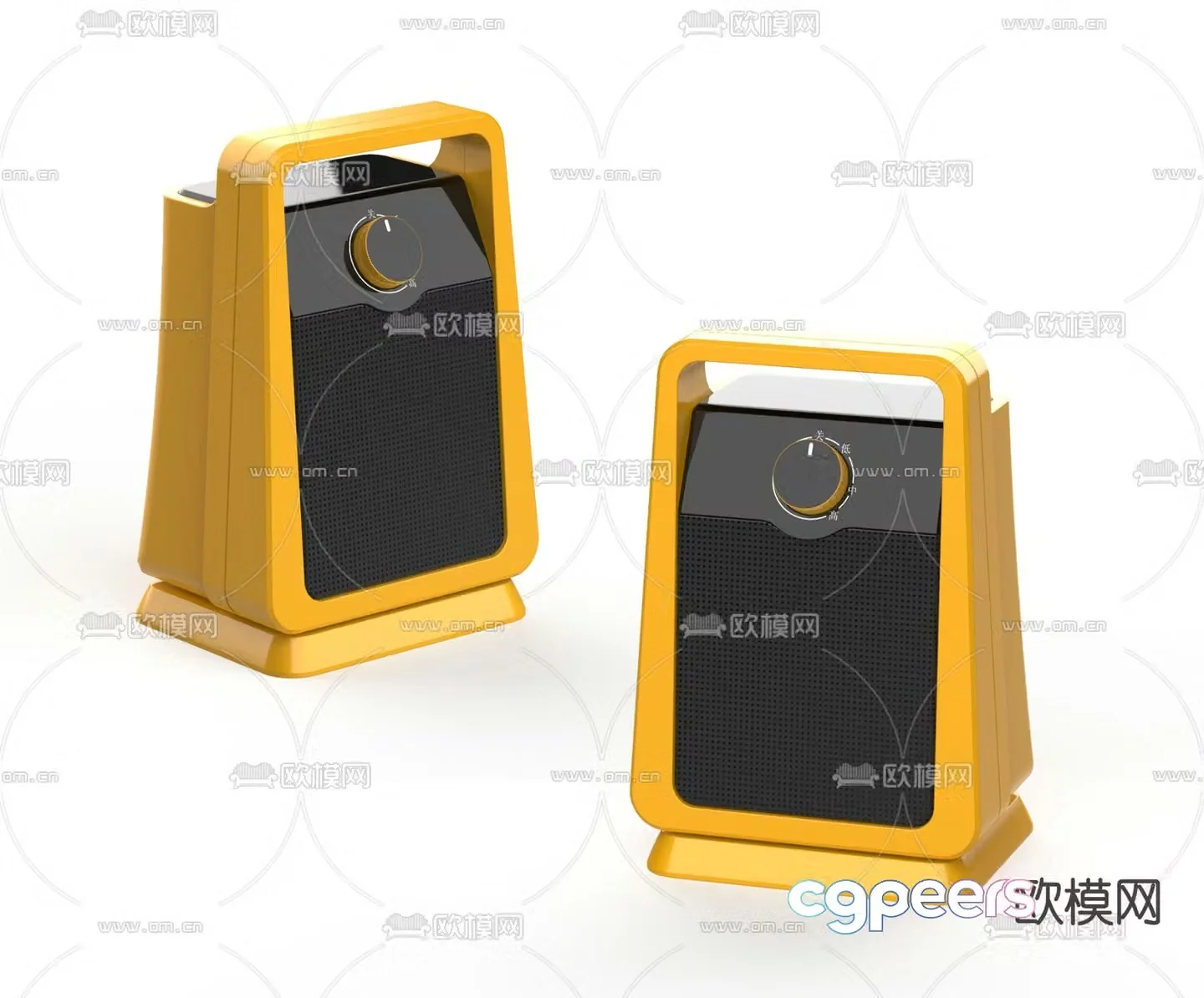 Modern heater 3d model