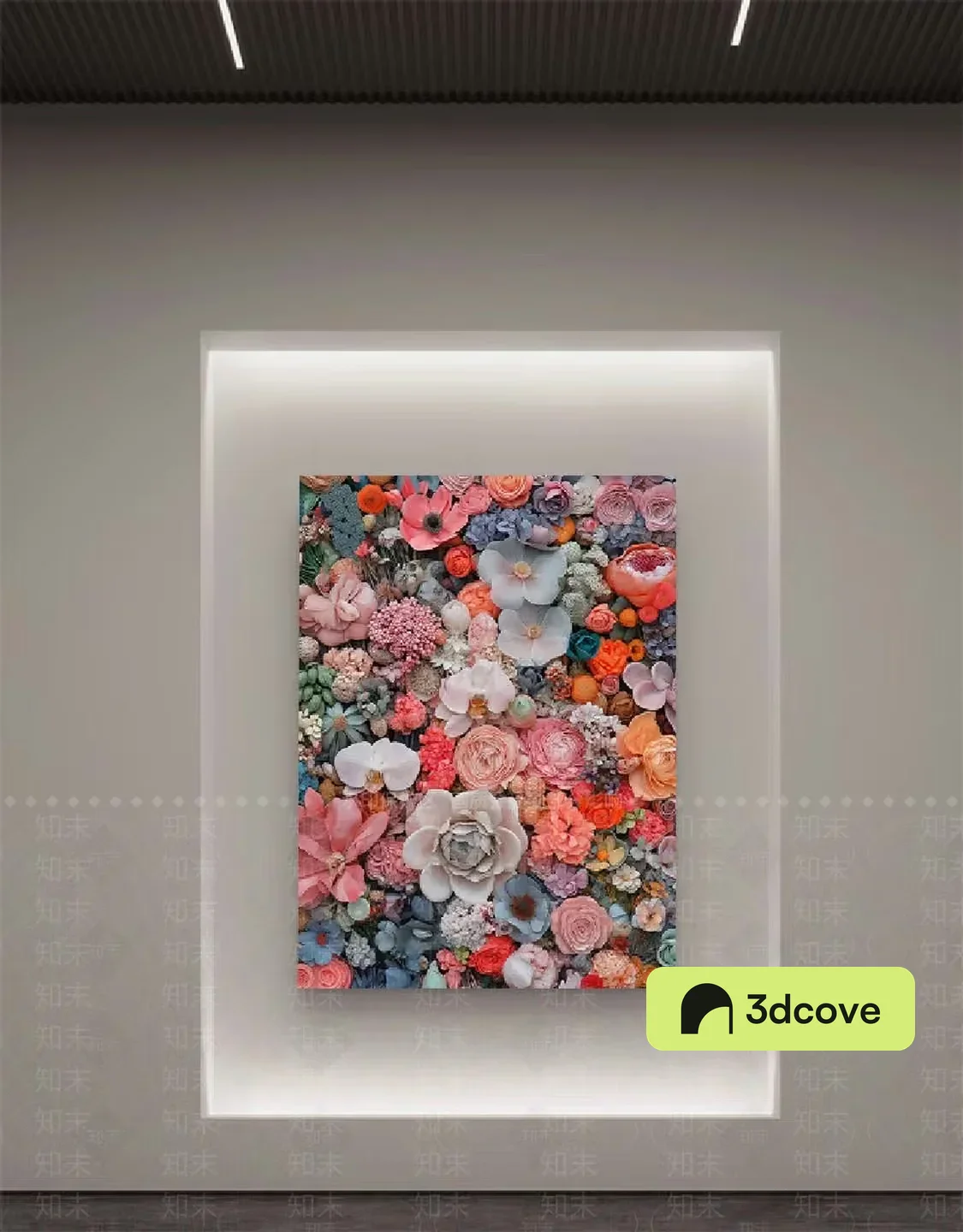 A Colorful Flower Painting