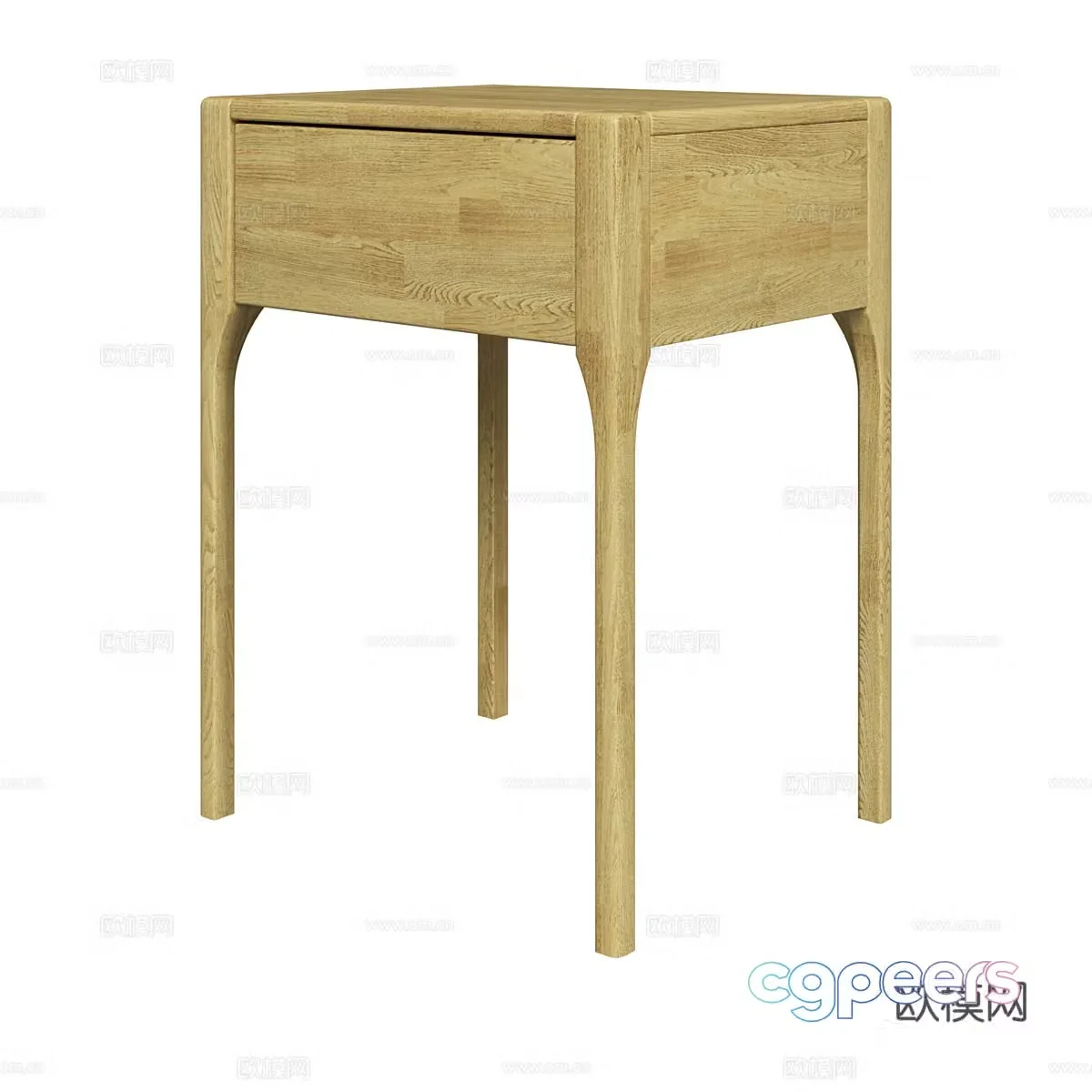 Bedside table 3d model