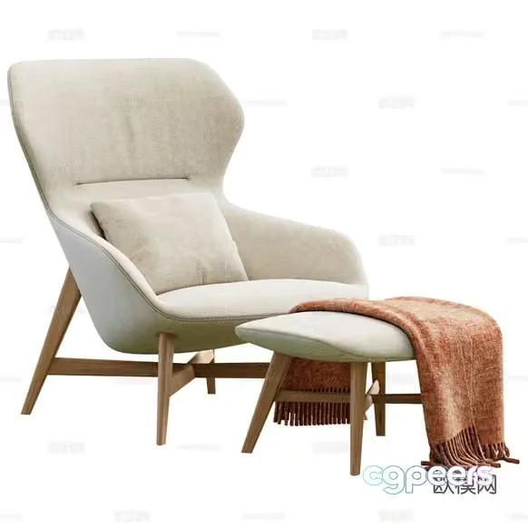 Cozy Living Room 3D Model – 15568 – CORONA Render