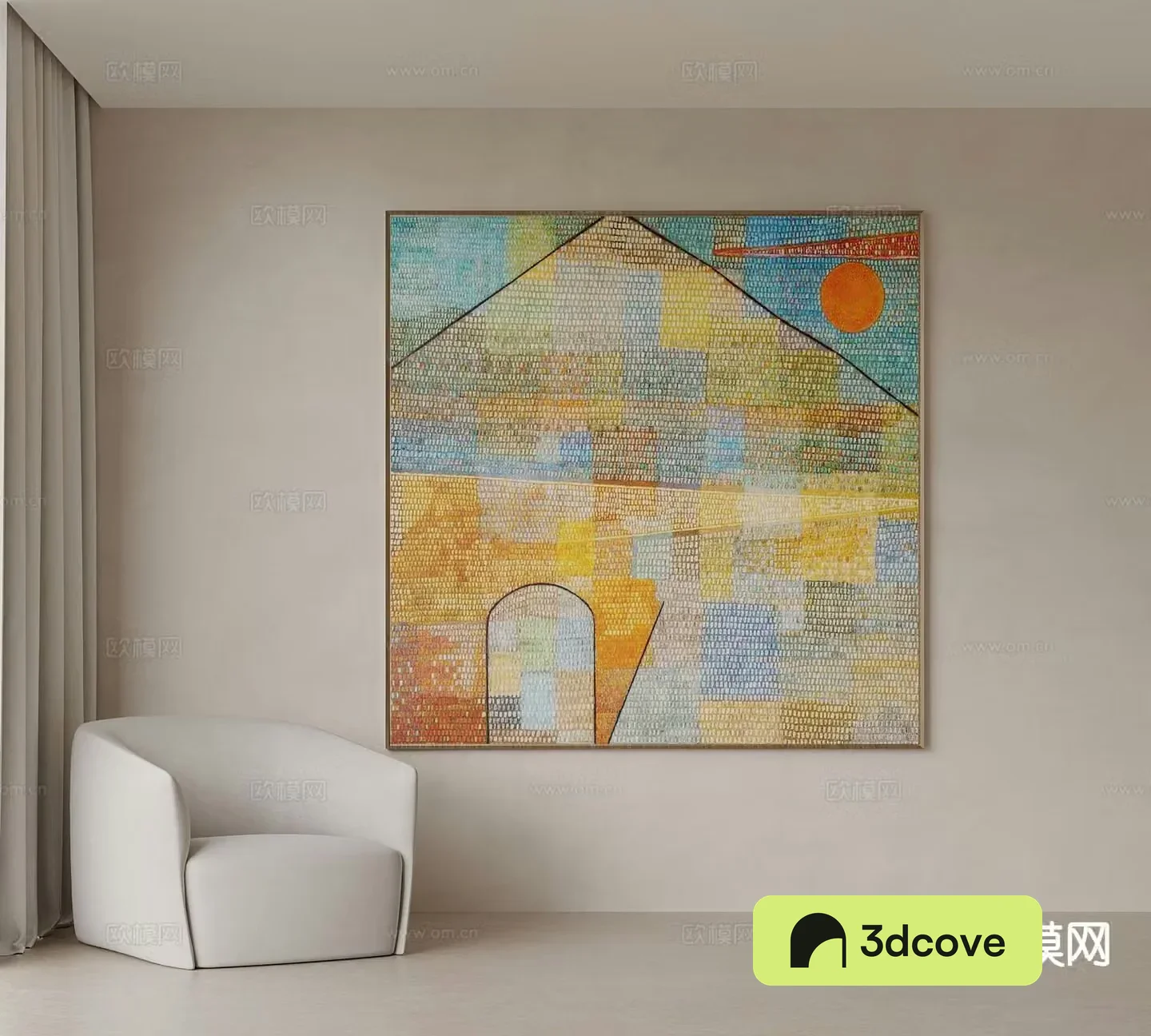 Wabi-sabi art painting texture painting decorative painting