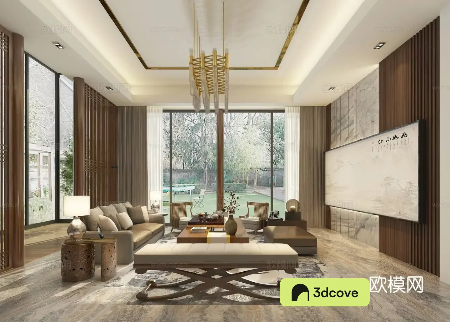 New Chinese style living room