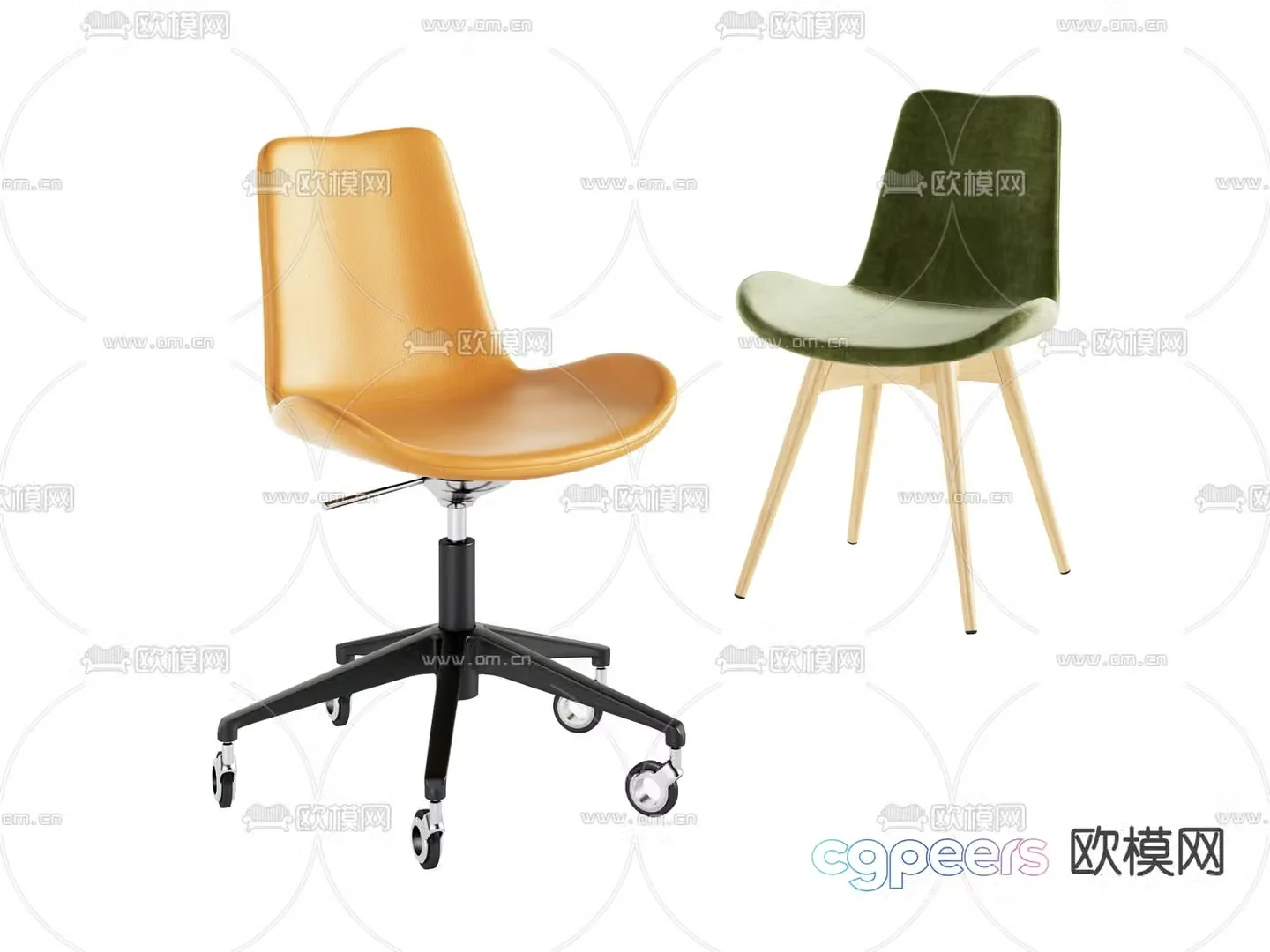 Office chair conference chair 3d model