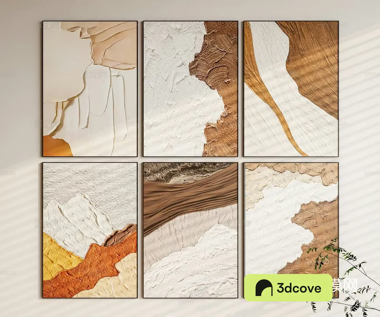 Modern texture painting decorative painting