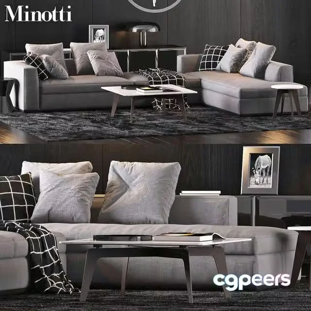 3ds Max Free – Minotti Set 10