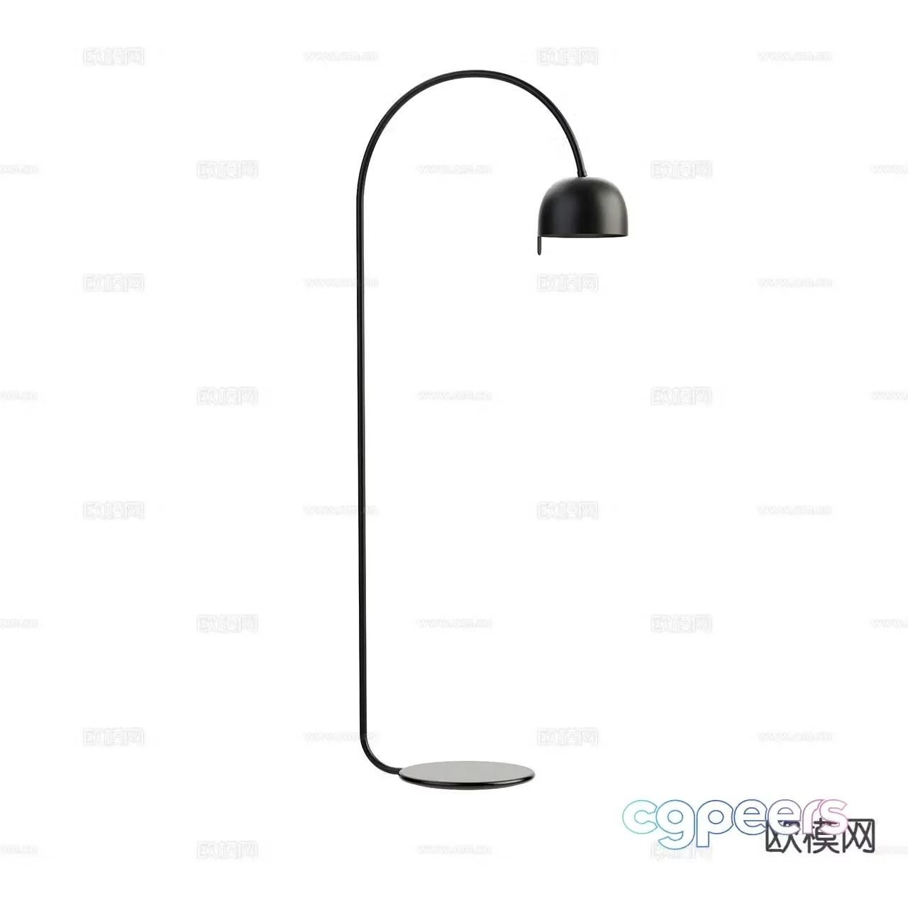 Modern floor lamp 3d model
