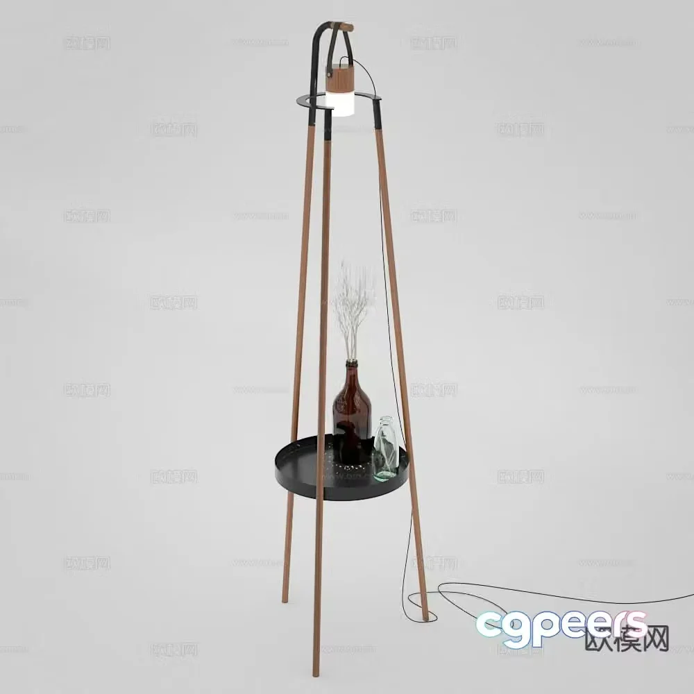 Creative floor lamp artistic floor lamp 3d model