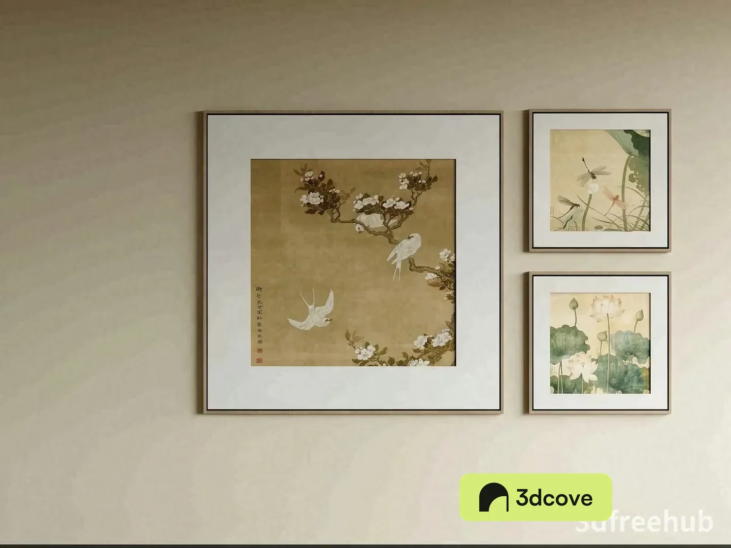 A Collection Of Framed Pictures