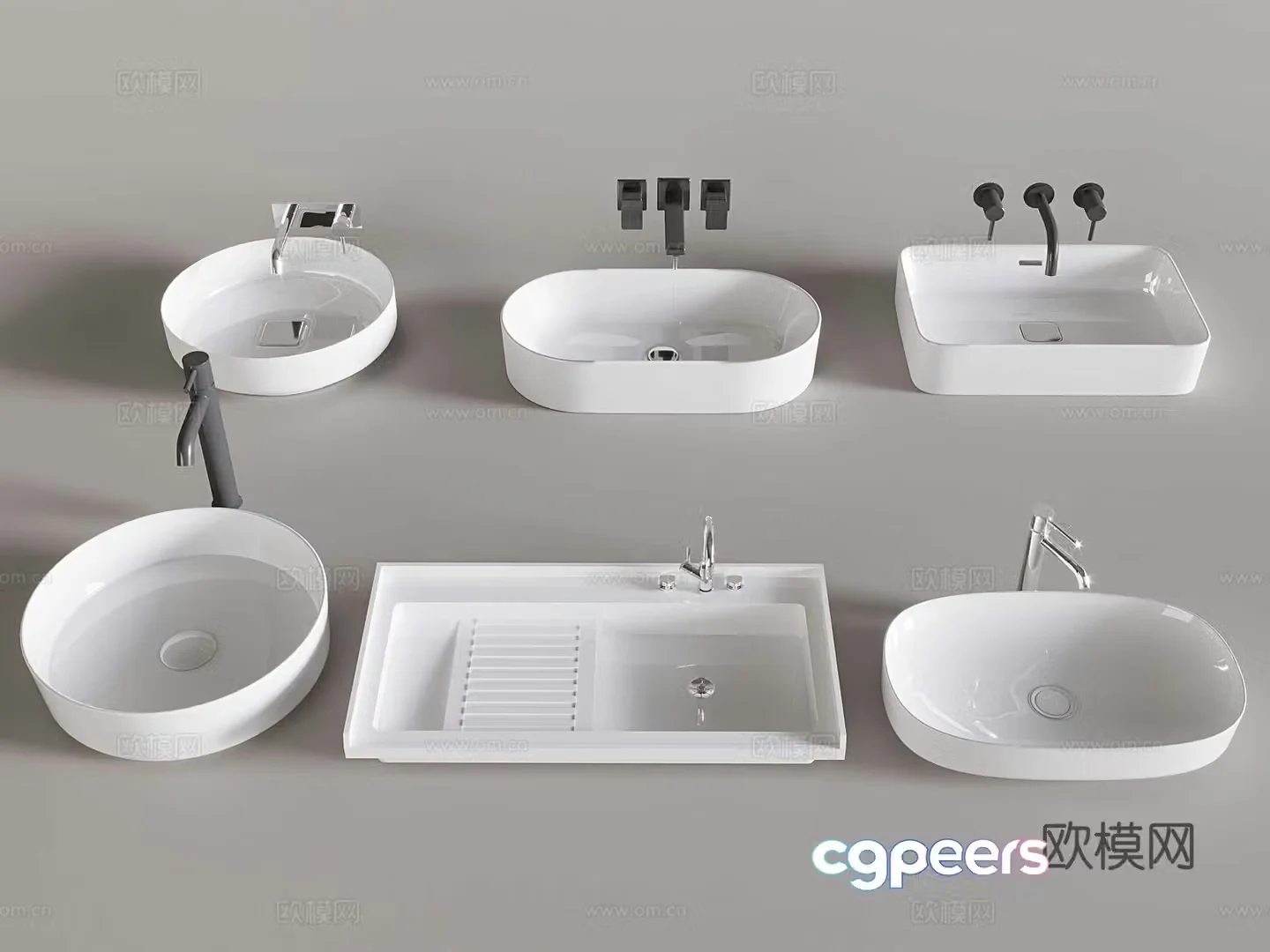 Wash basin wash basin above counter basin 3d model