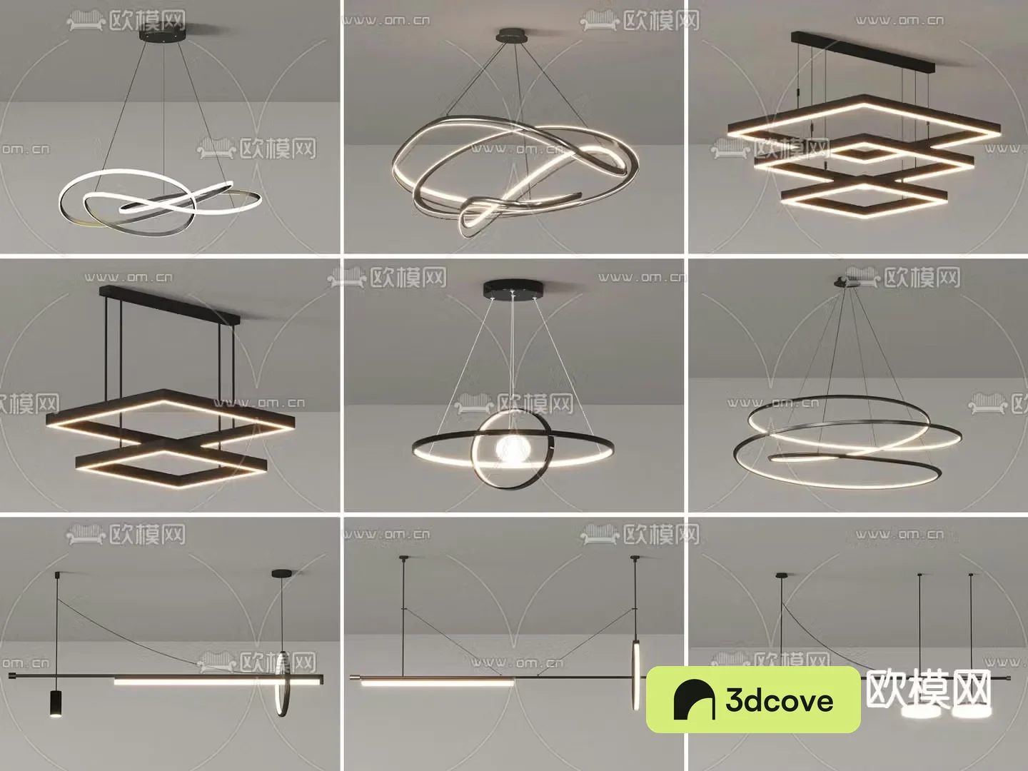 Simple chandelier