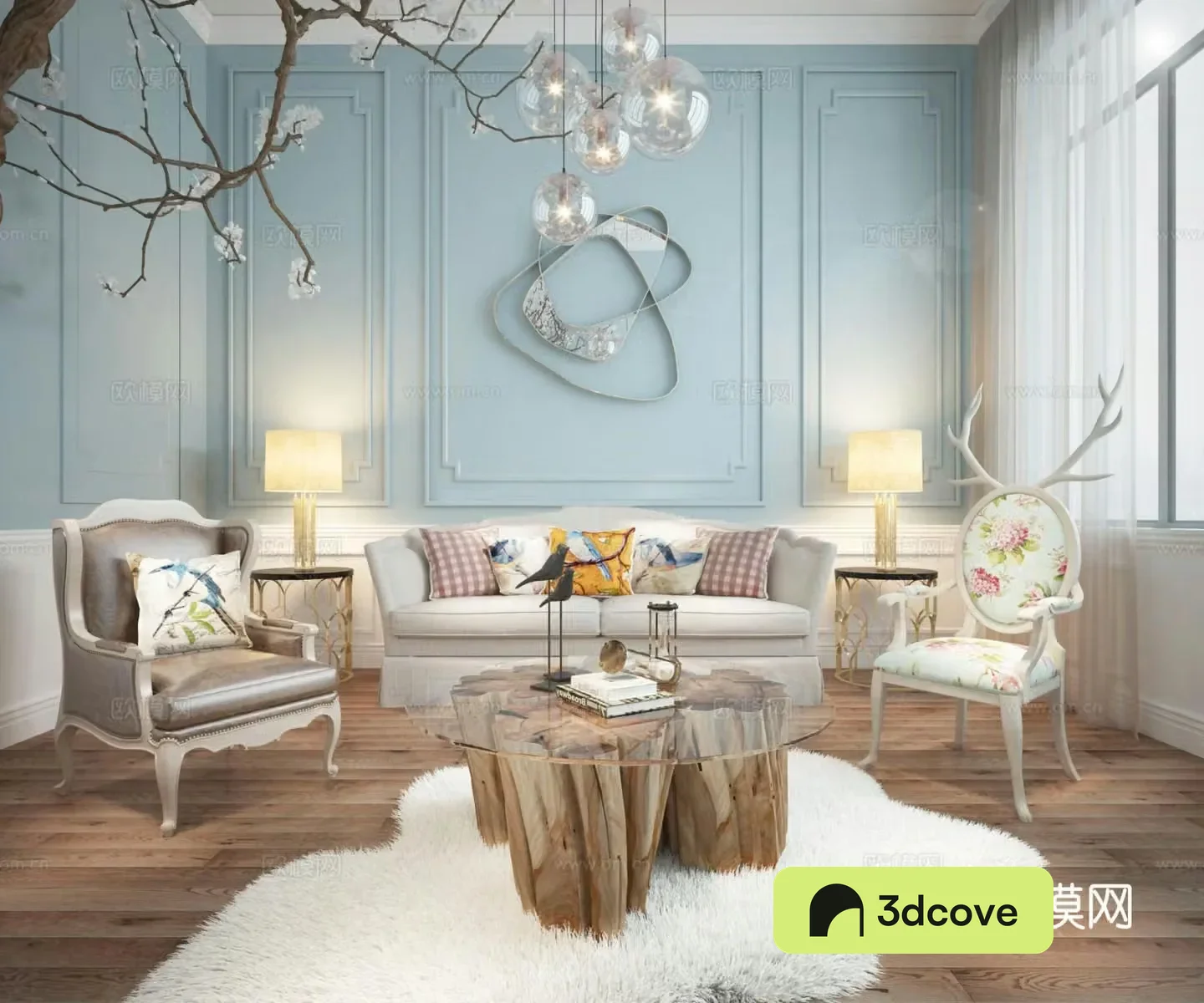 European style living room
