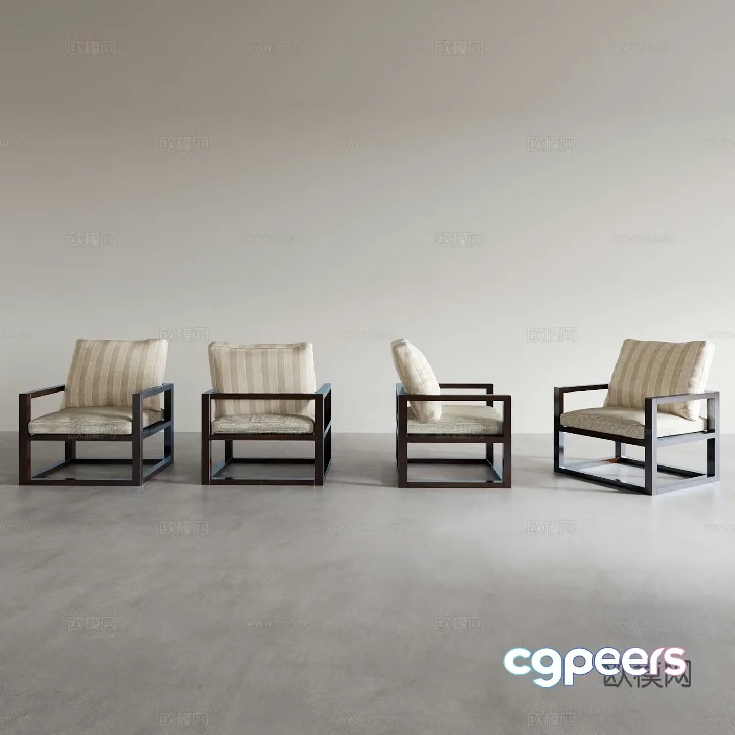 Dining chair Tea chair Leisure chair Coffee chair Dressing chair Makeup chair Sofa chair Back chair 3d model
