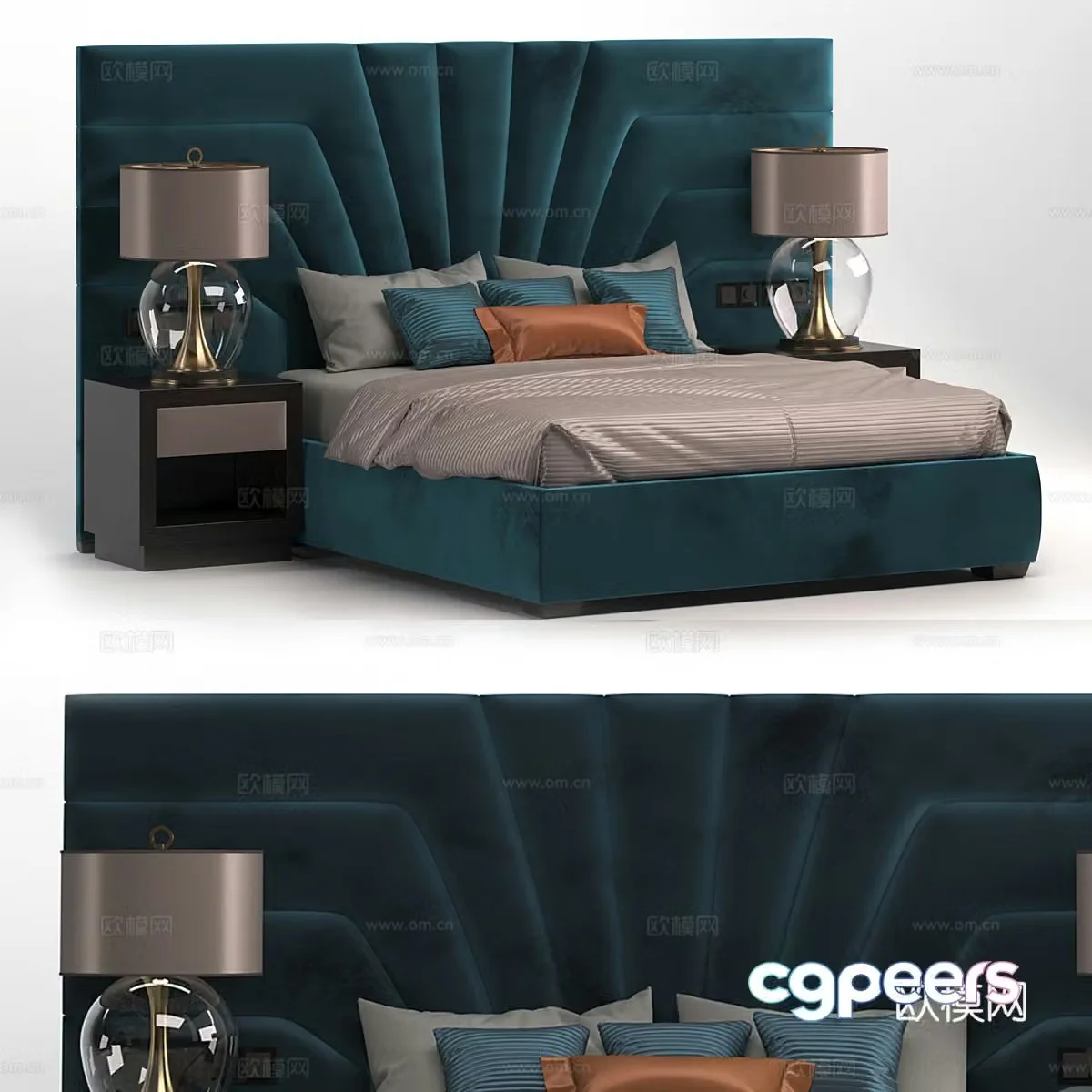 Sofa and chair company bedroom 3d model