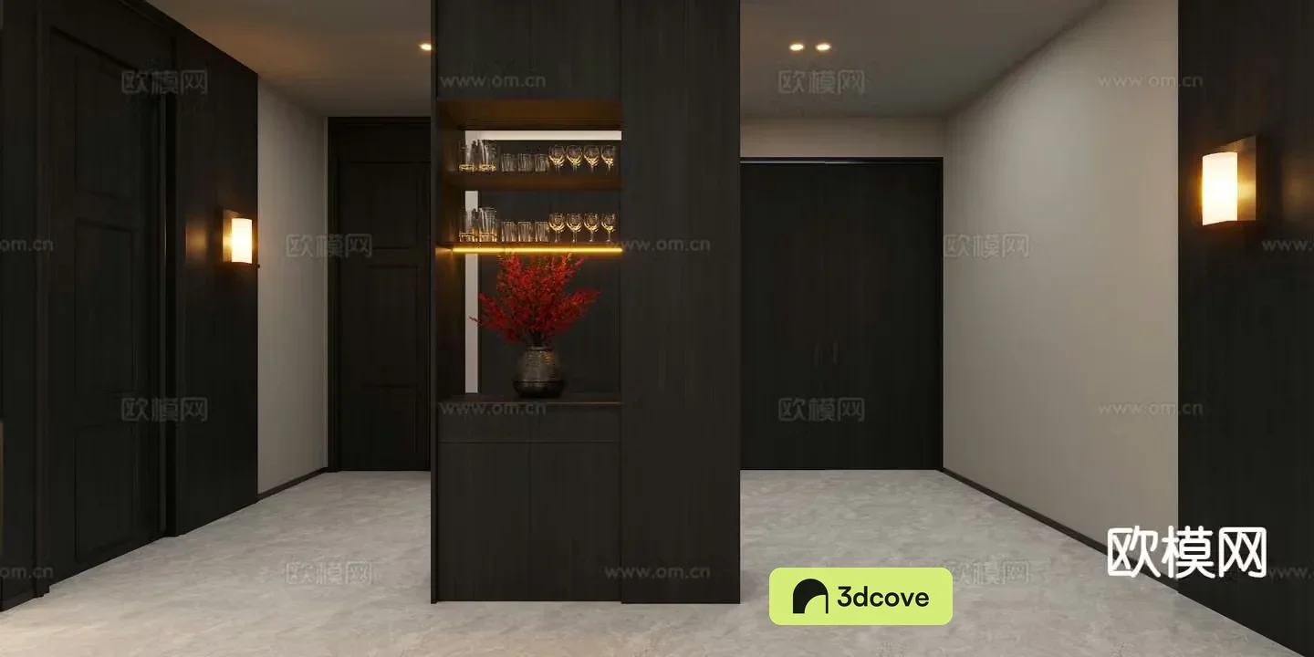 Italian wine cabinet