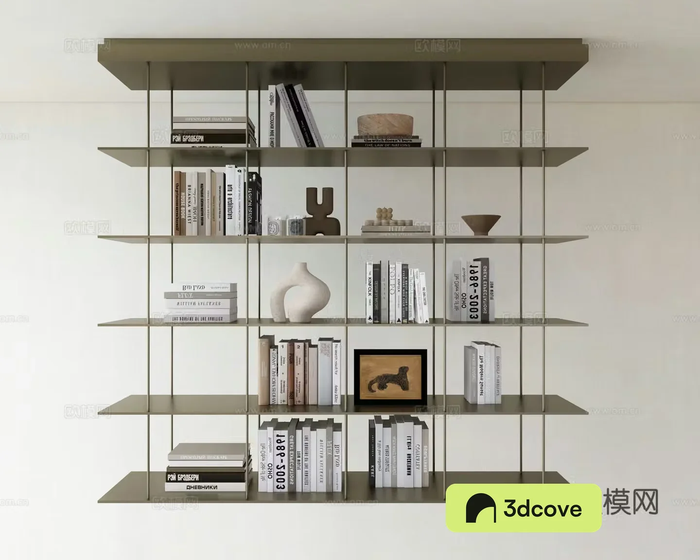 Modern bookshelf Metal bookshelf Hanging bookshelf