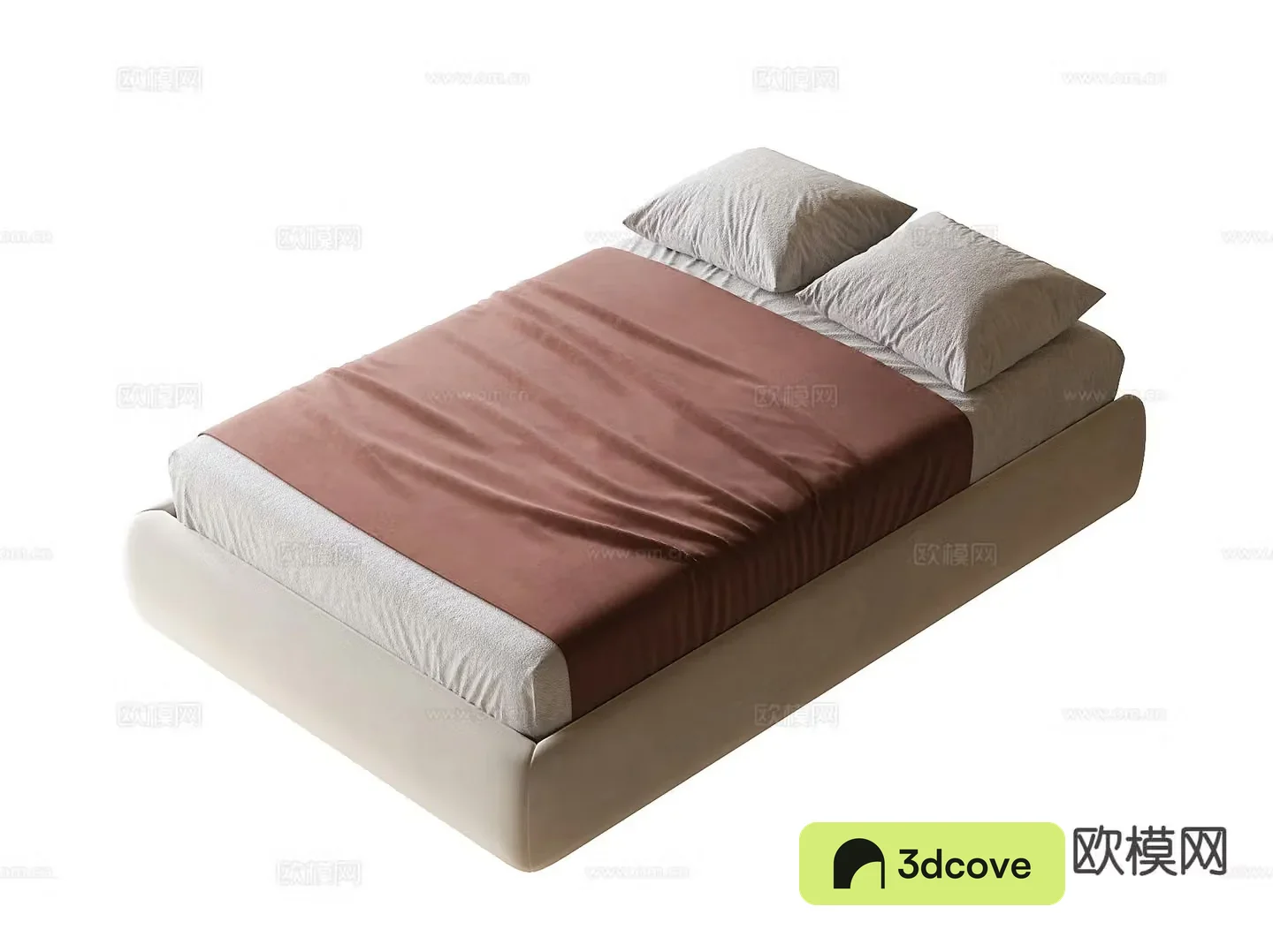 Modern tatami bed double bed