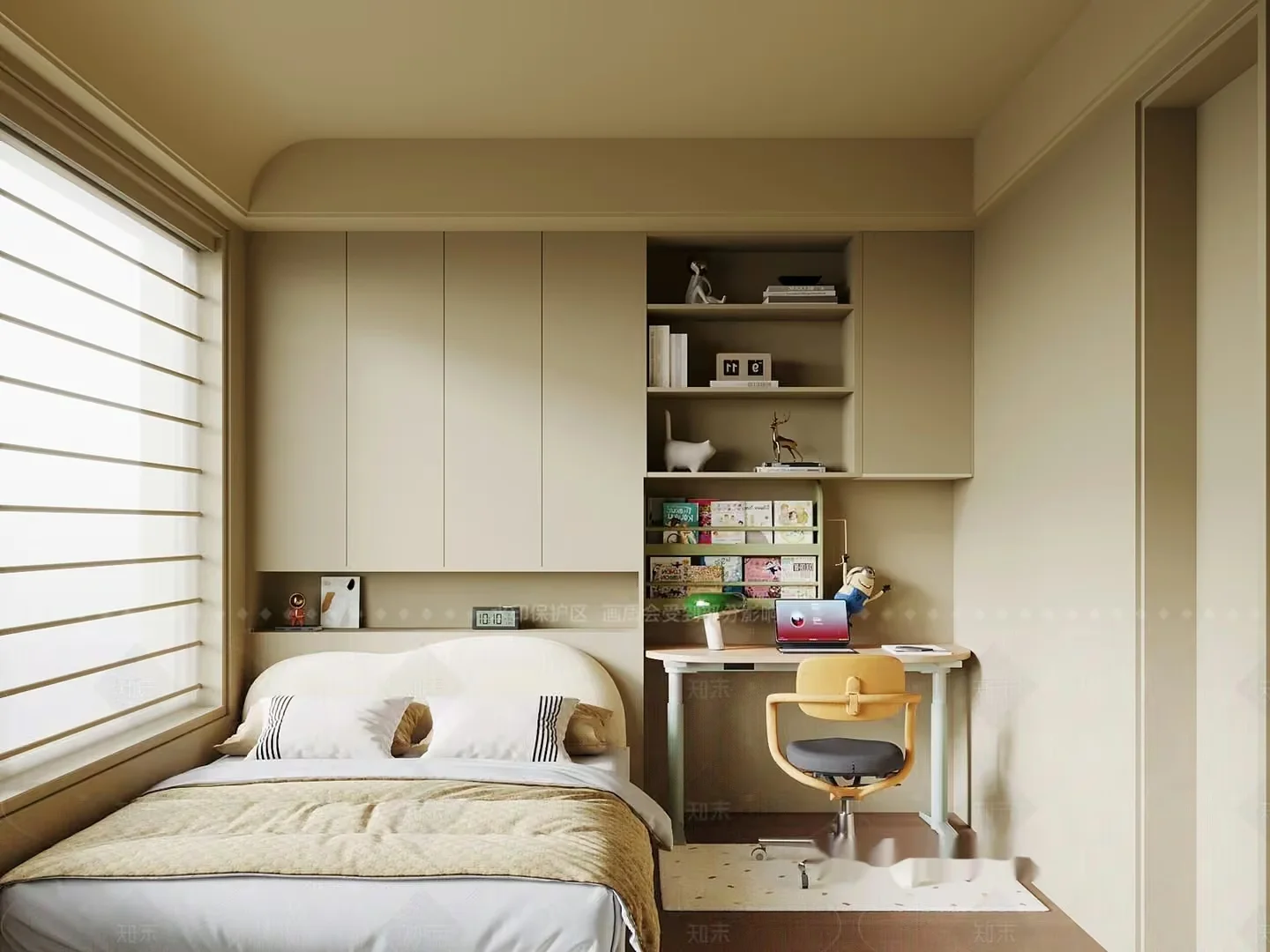 Cozy Bedroom 3D Model – 18665 – VRAY Render