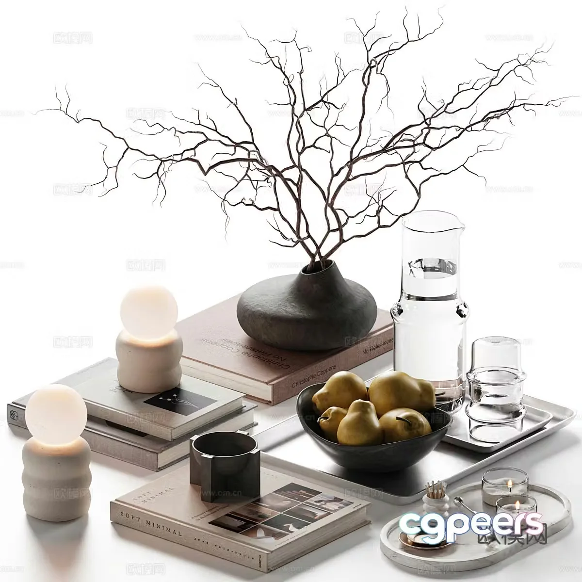Tea set 3d model