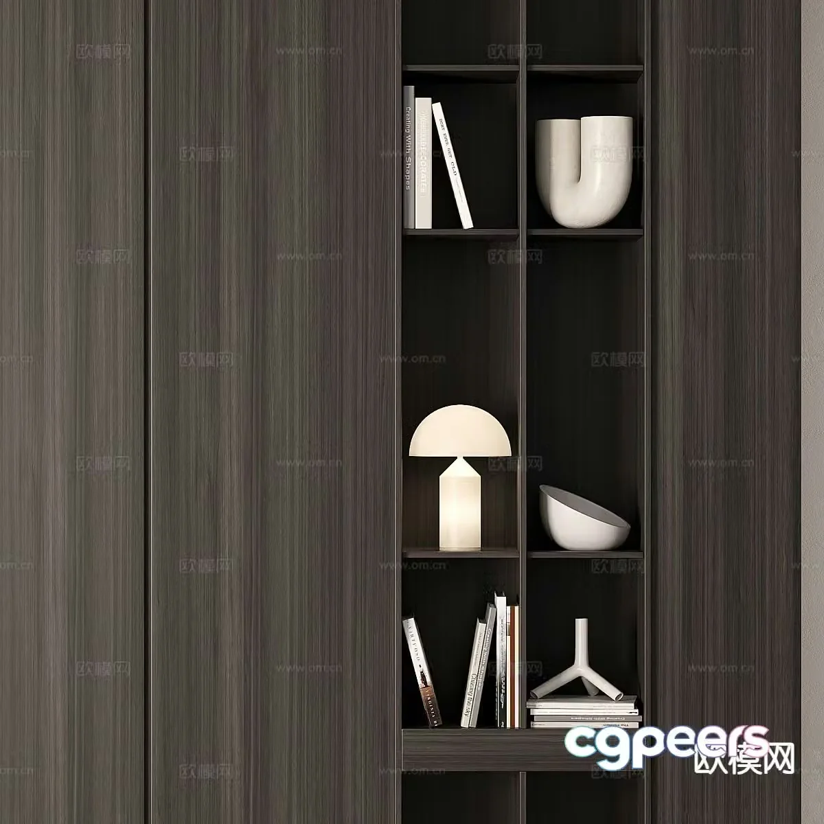 modern wardrobe wardrobe 3d model