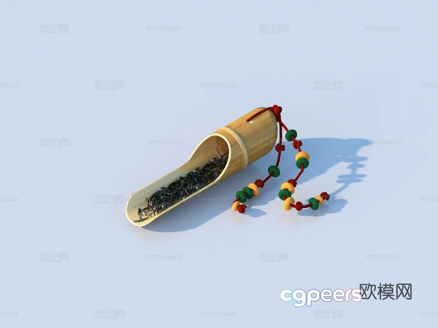 Tea green tea spring tea 3d model
