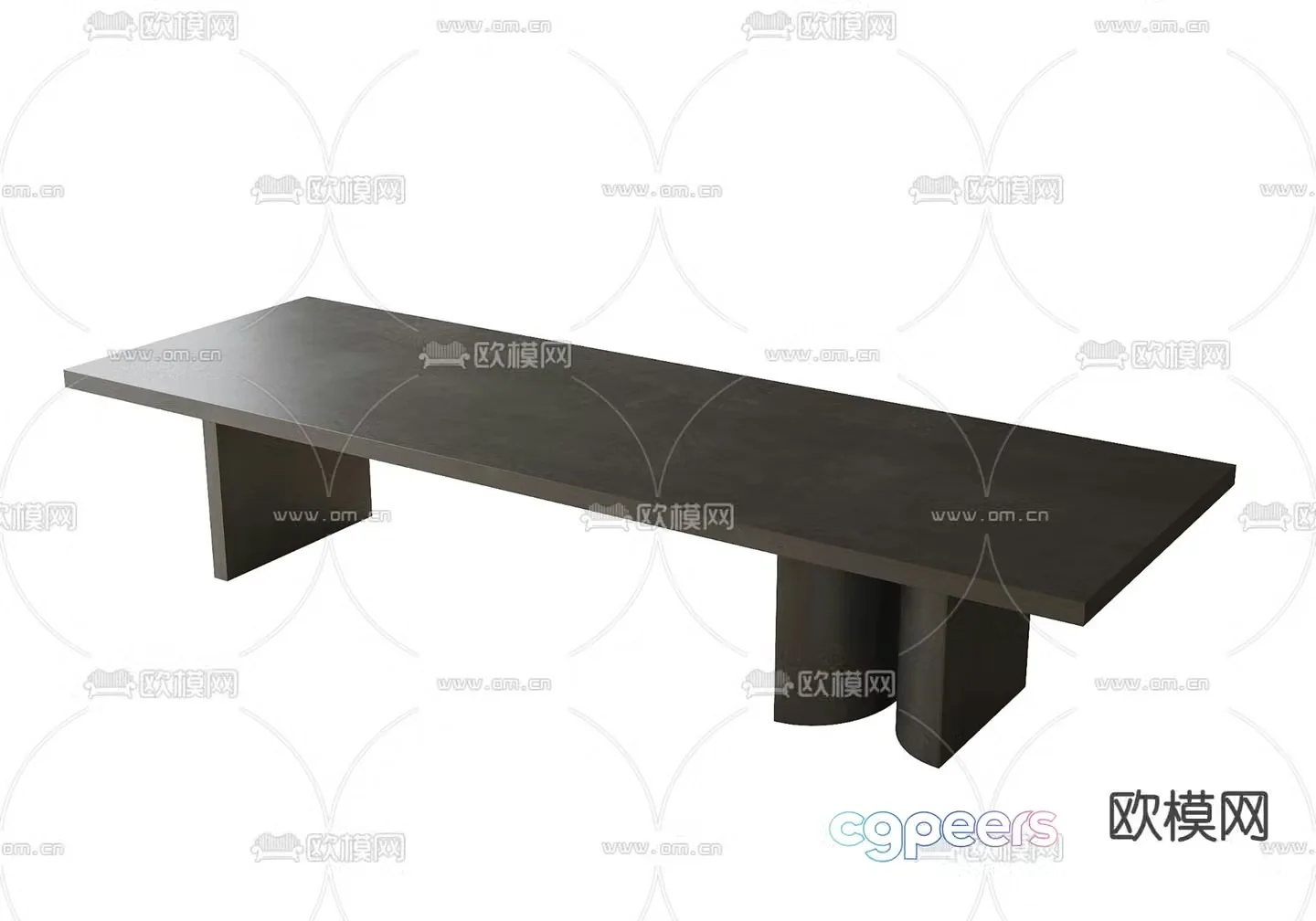 Modern tea table 3d model