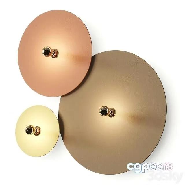 3ds Max Free – Aromas del Campo Flat Wall Lamps