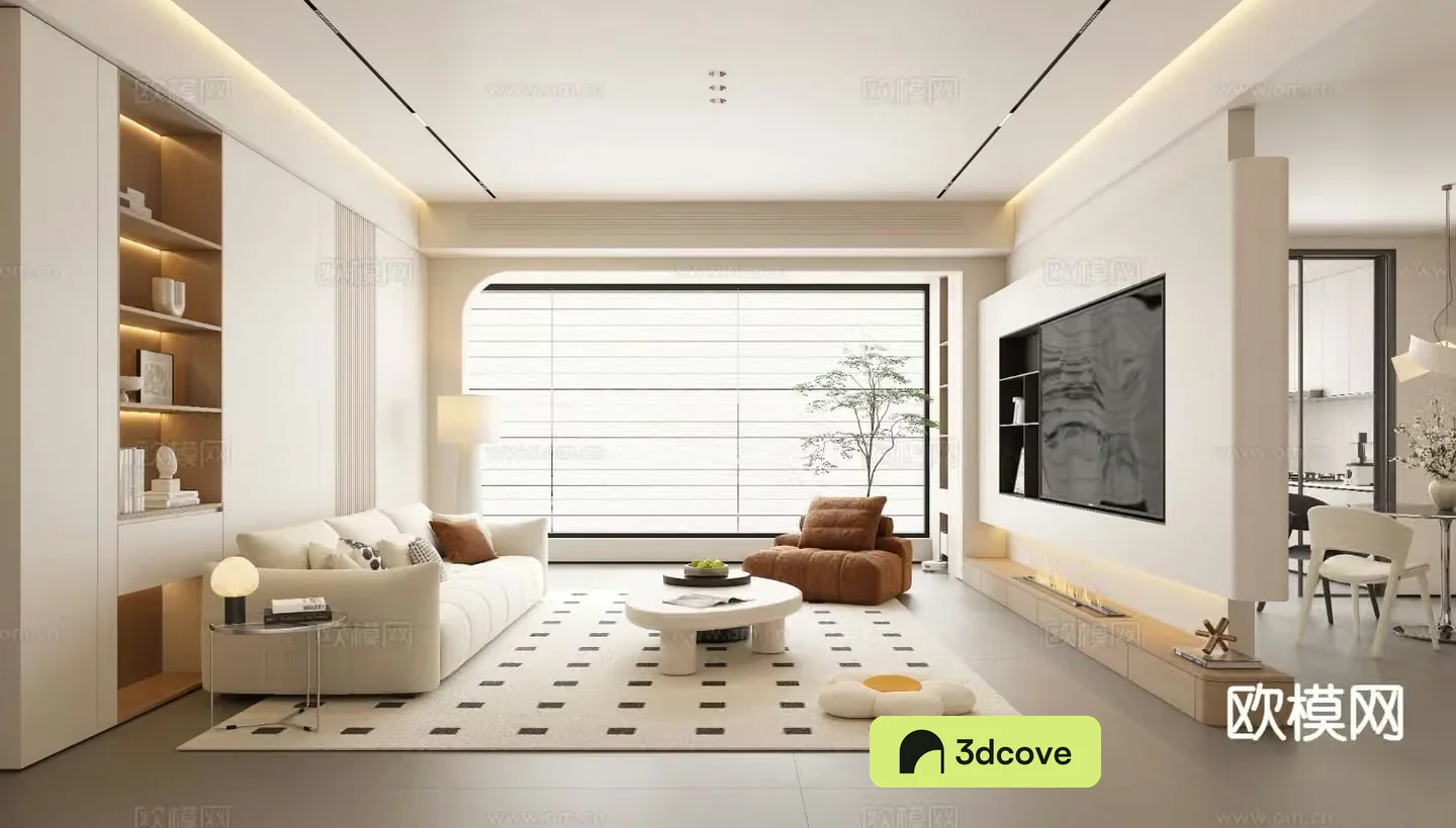 Cream style living room