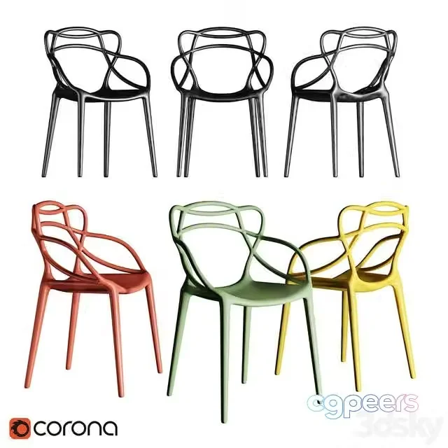 3ds Max Free – Chair Allegra Masters