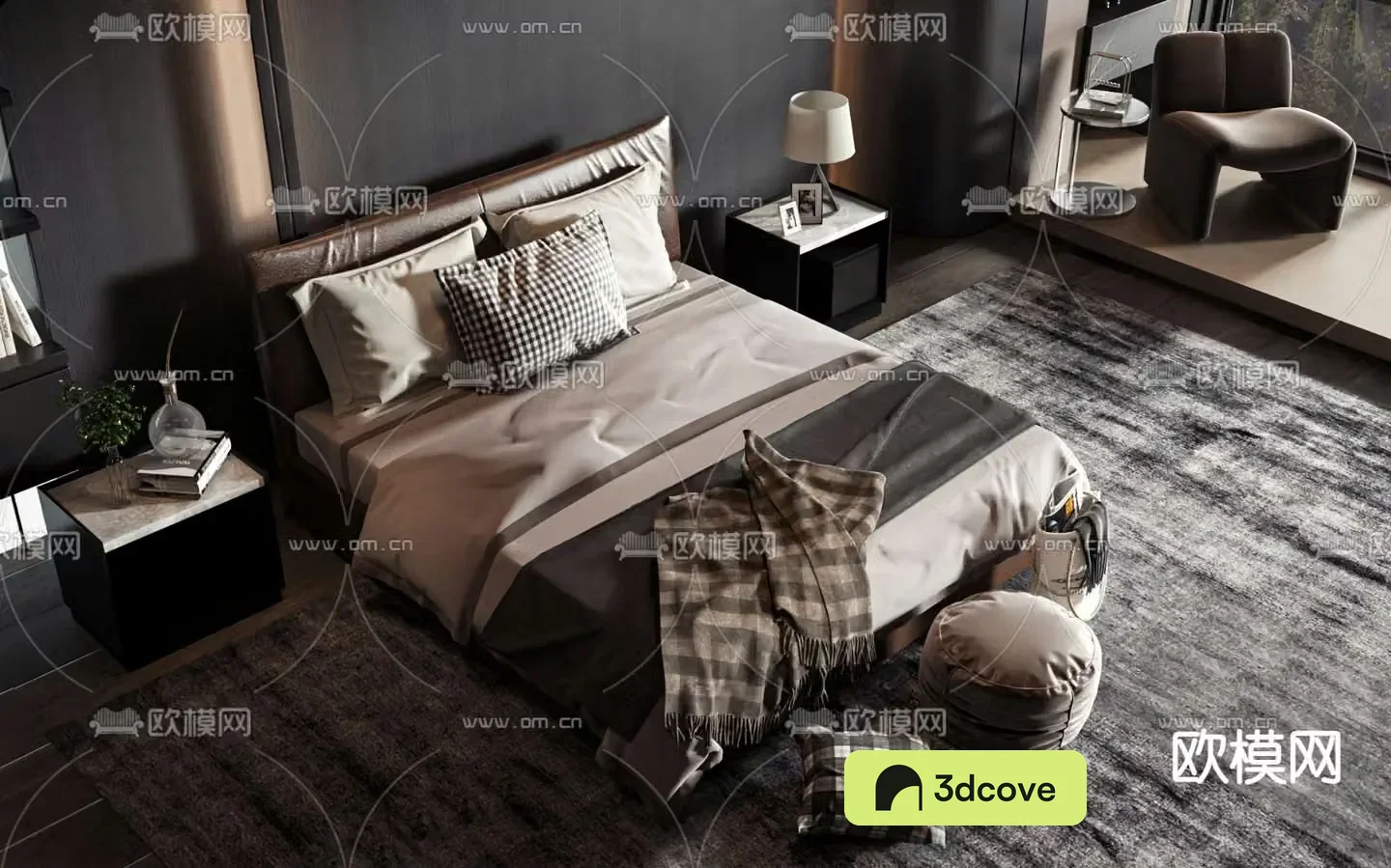 Italian double bed