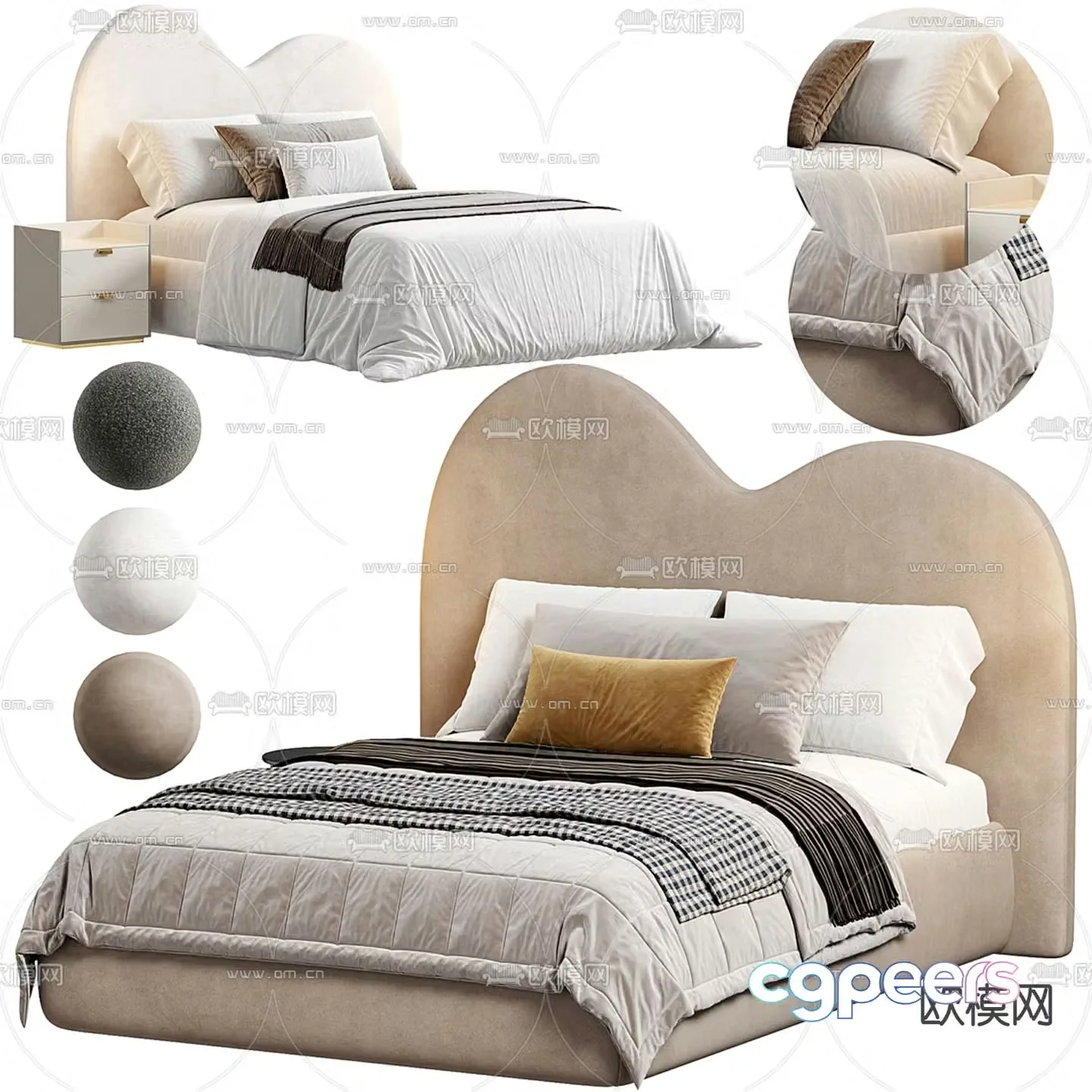 Children’s bed child’s bed single bed 3d model