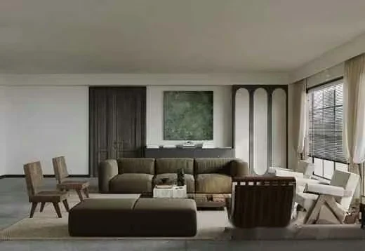 Modern Living Room 3D Model – 6255 – CORONA Render