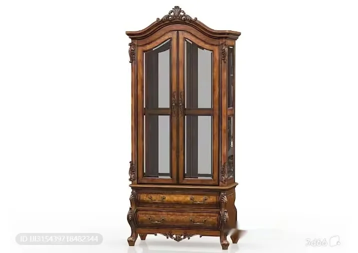 A Wooden Cabinet 3D Model – 1877 – VRAY Render