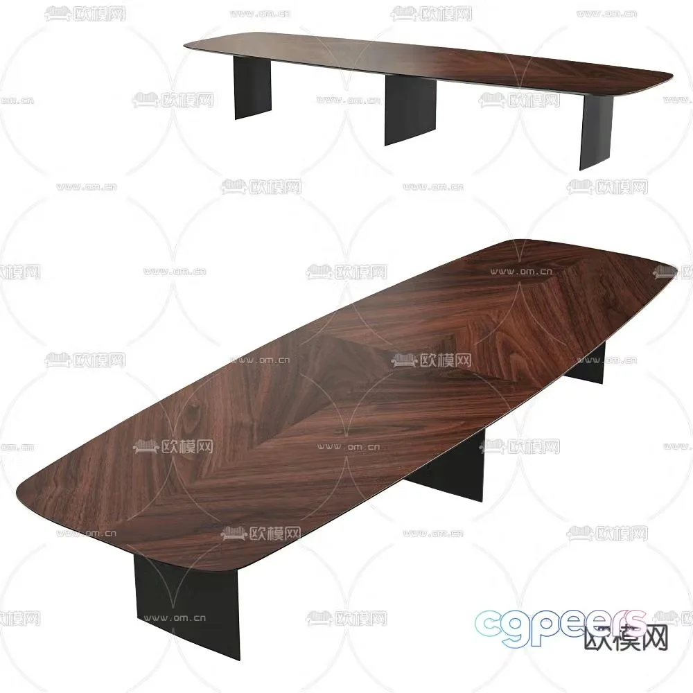 Spiegels modern conference table conference table 3d model