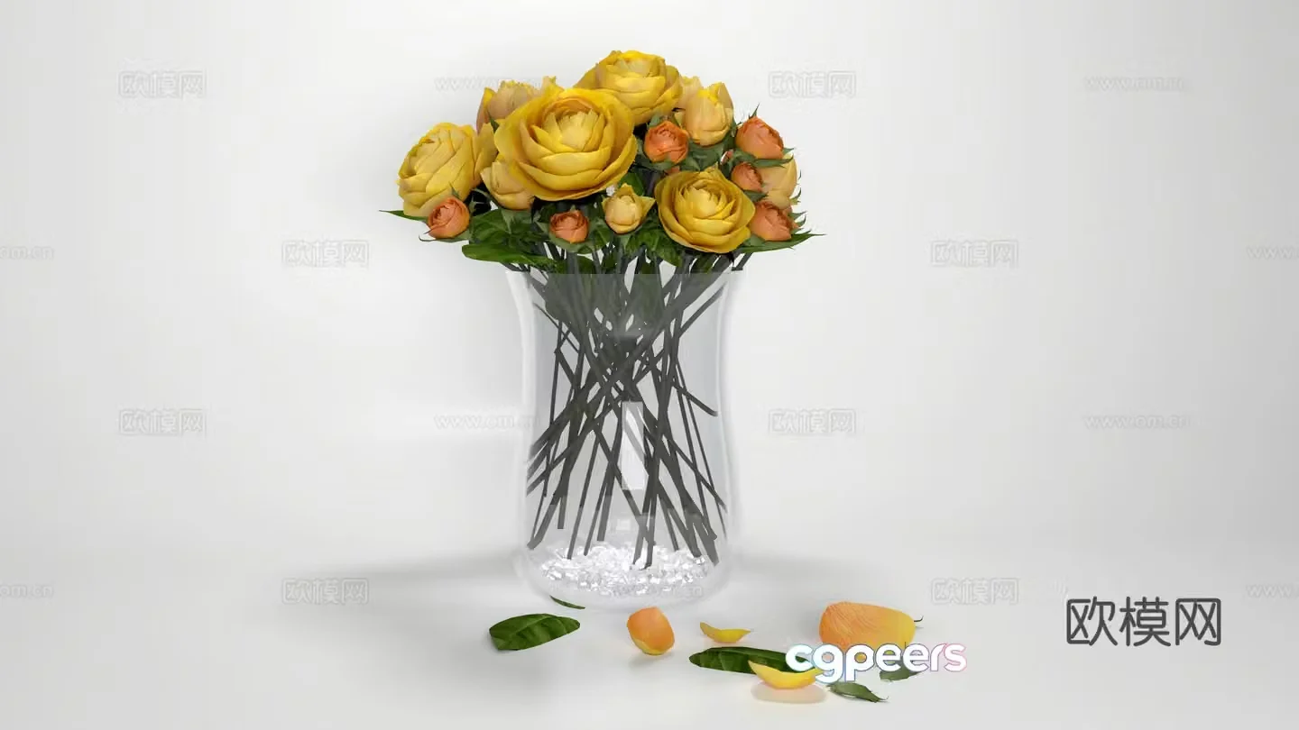 Green plant potted plants plant bonsai potted plants plant combinations flowers bonsai decoration ornaments green ivy 3D model