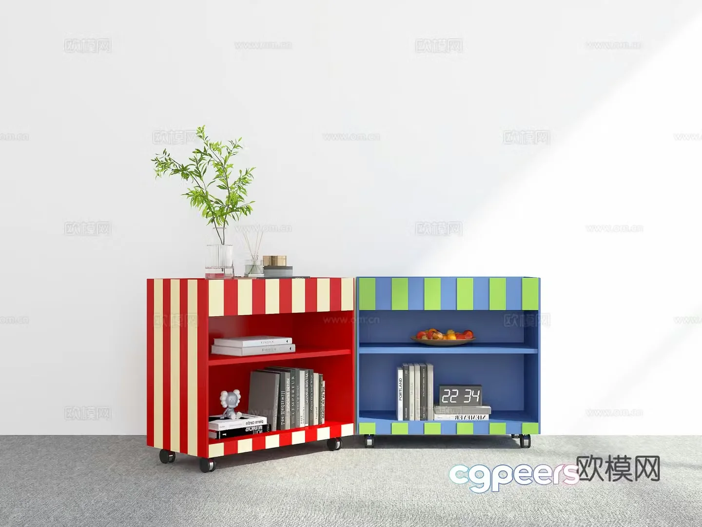 Modern sideboard 3D model