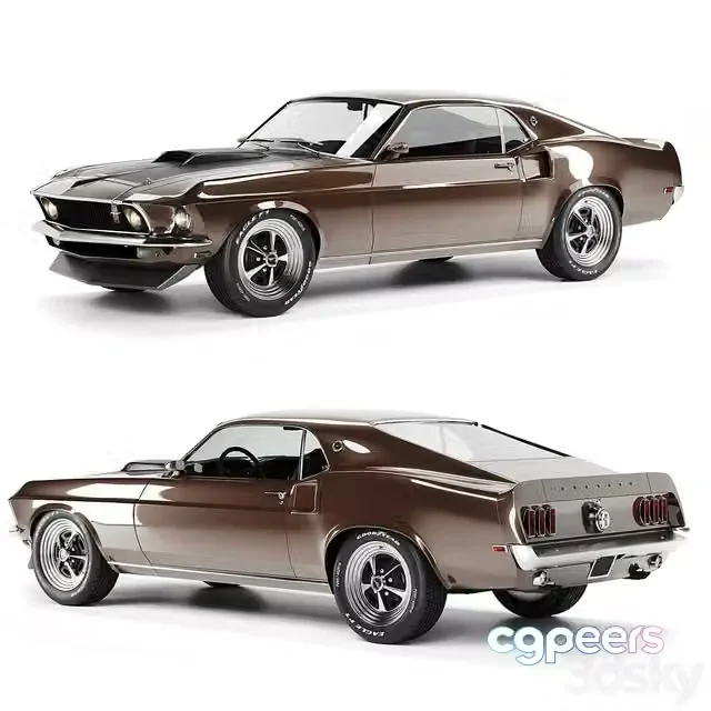 3ds Max Free – Ford Mustang 1969