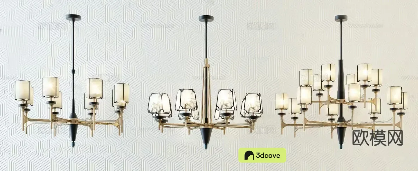 New Chinese style chandelier Zen chandelier
