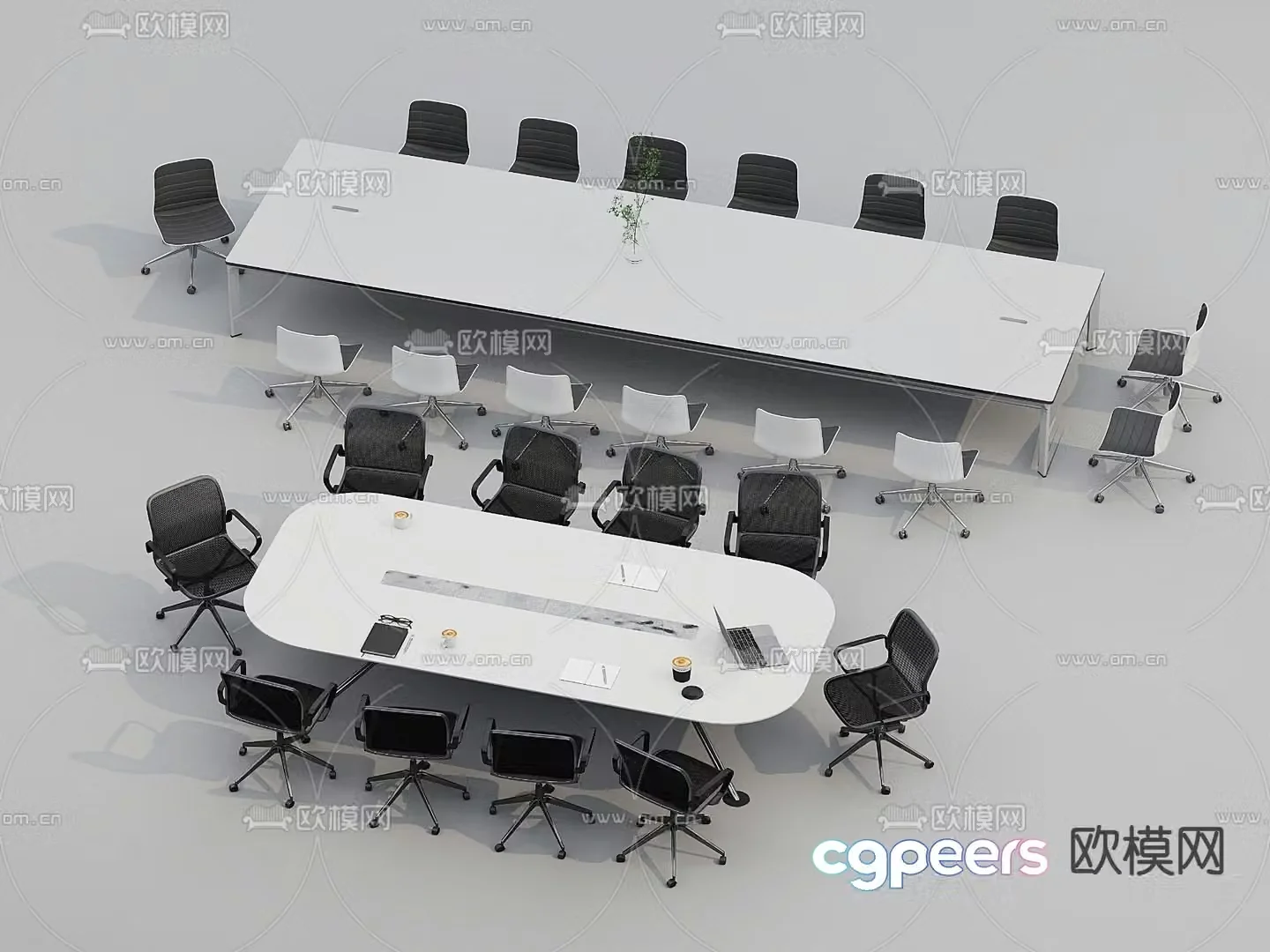 Conference table 3d model