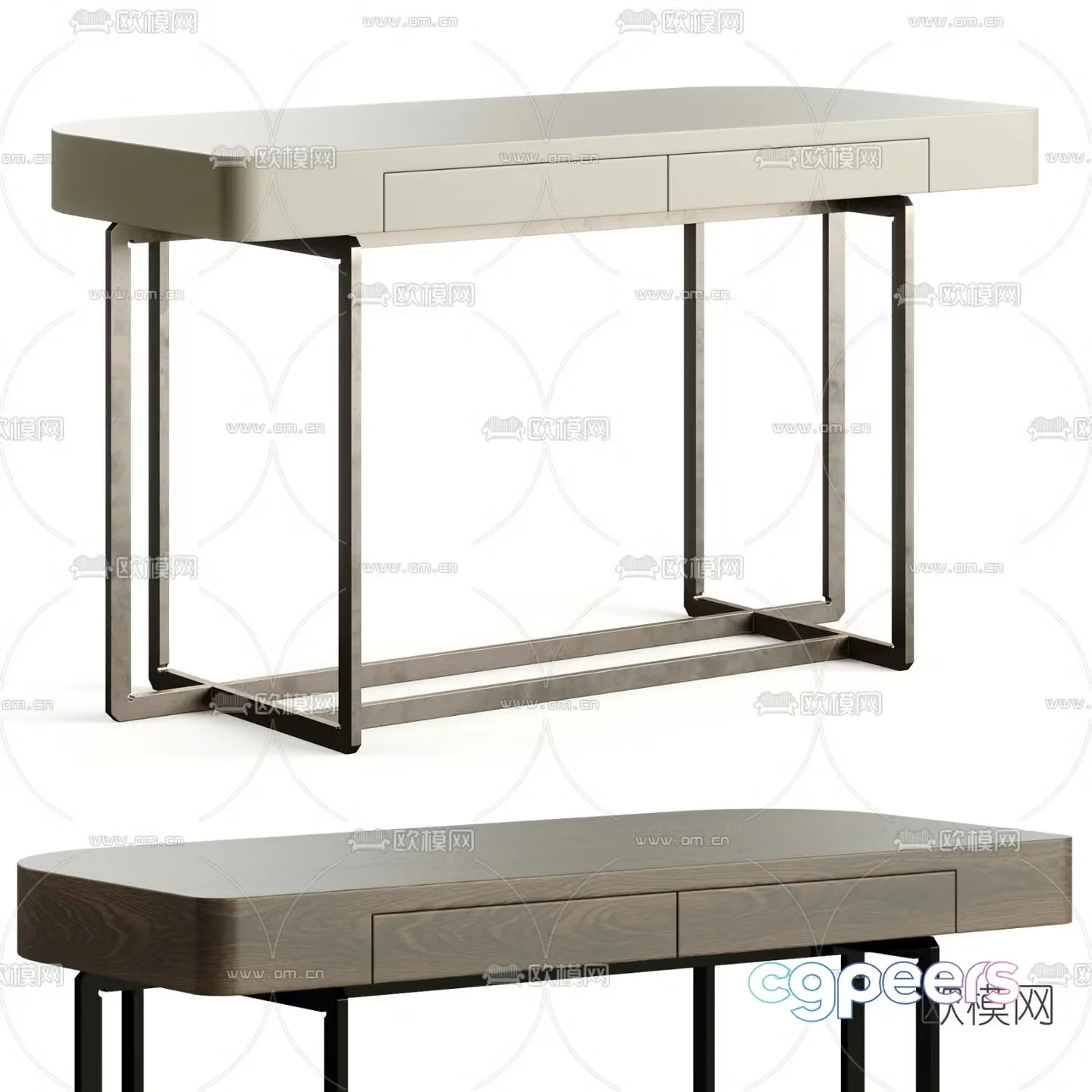 Flexform dresser 3d model