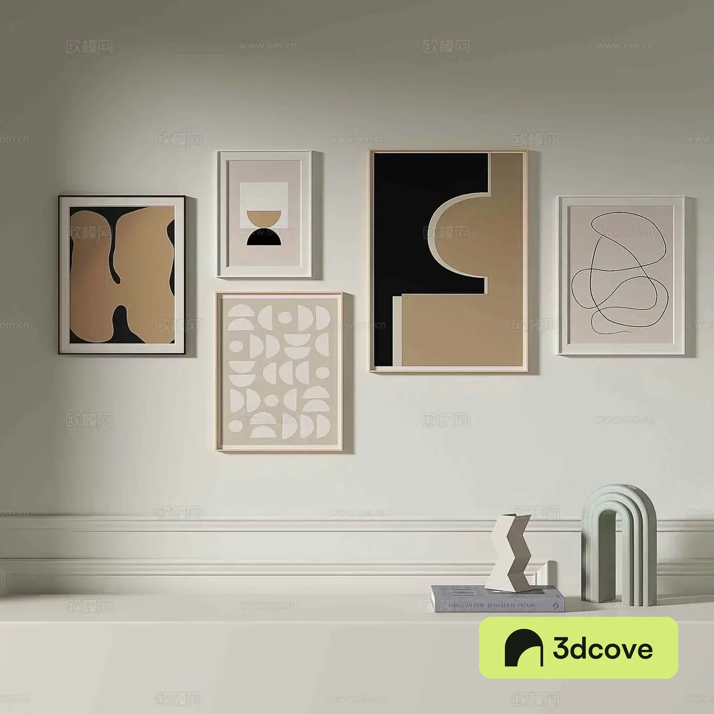 Modern simple hanging painting abstract painting decorative painting