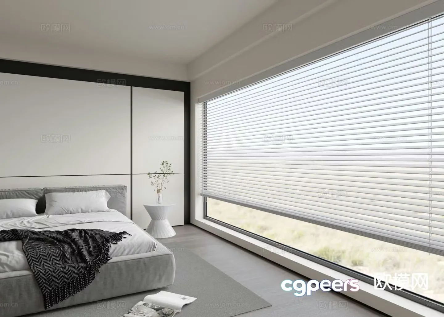 Modern Venetian Blinds 3d model