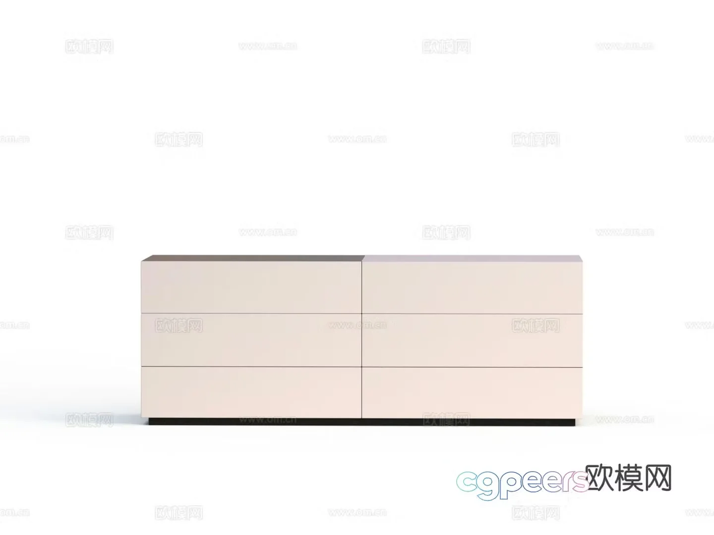 Suting YS locker chest of drawers 3d model