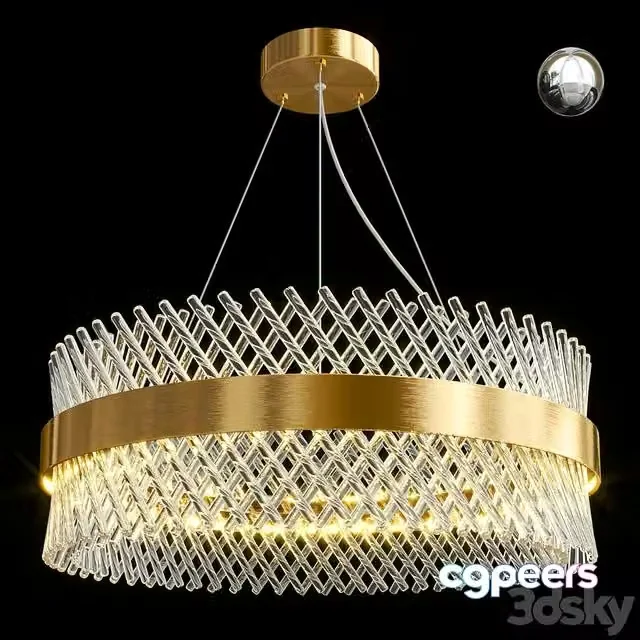 3ds Max Free – Led Chandelier Adelard