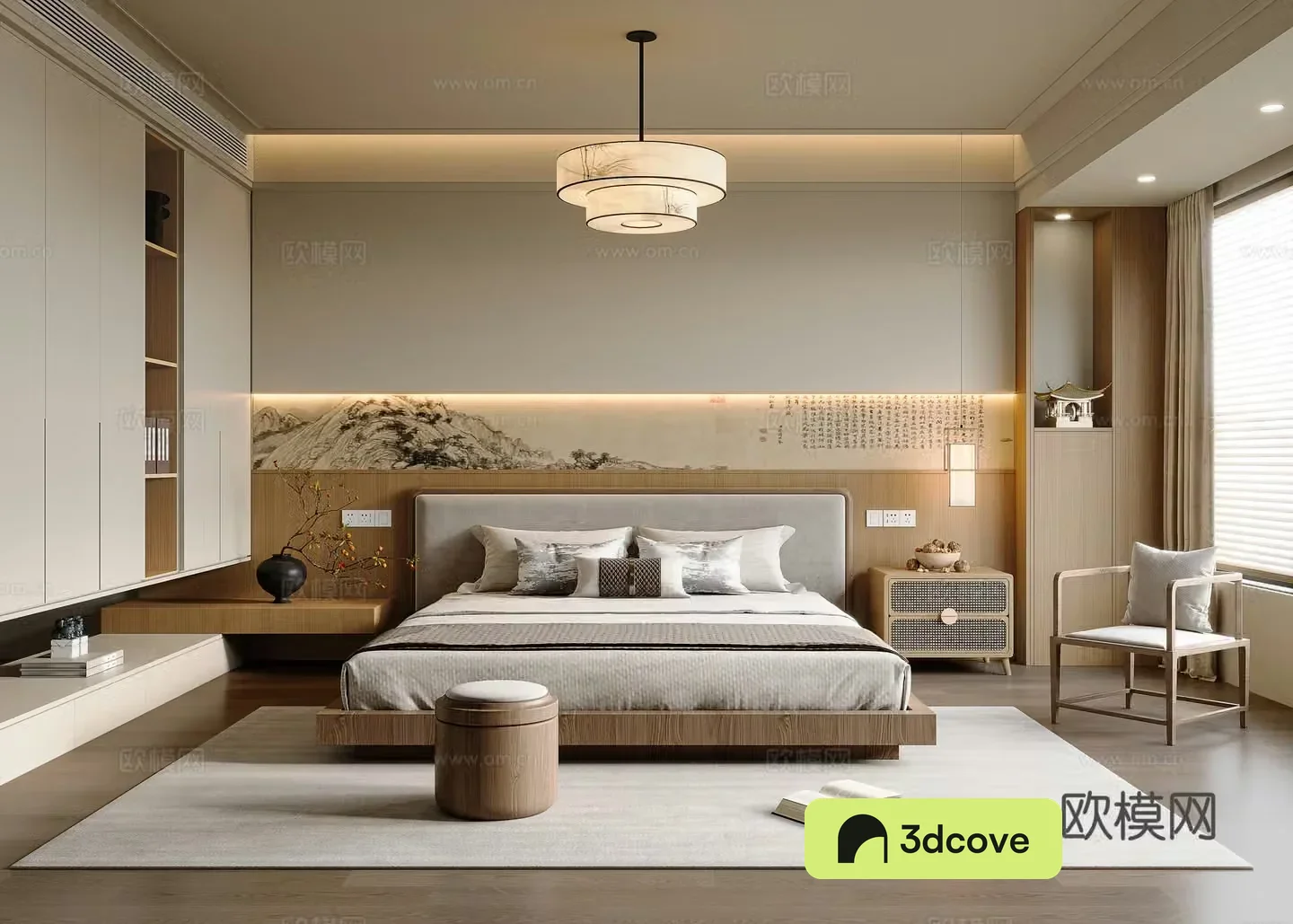 New Chinese style Song’s bedroom