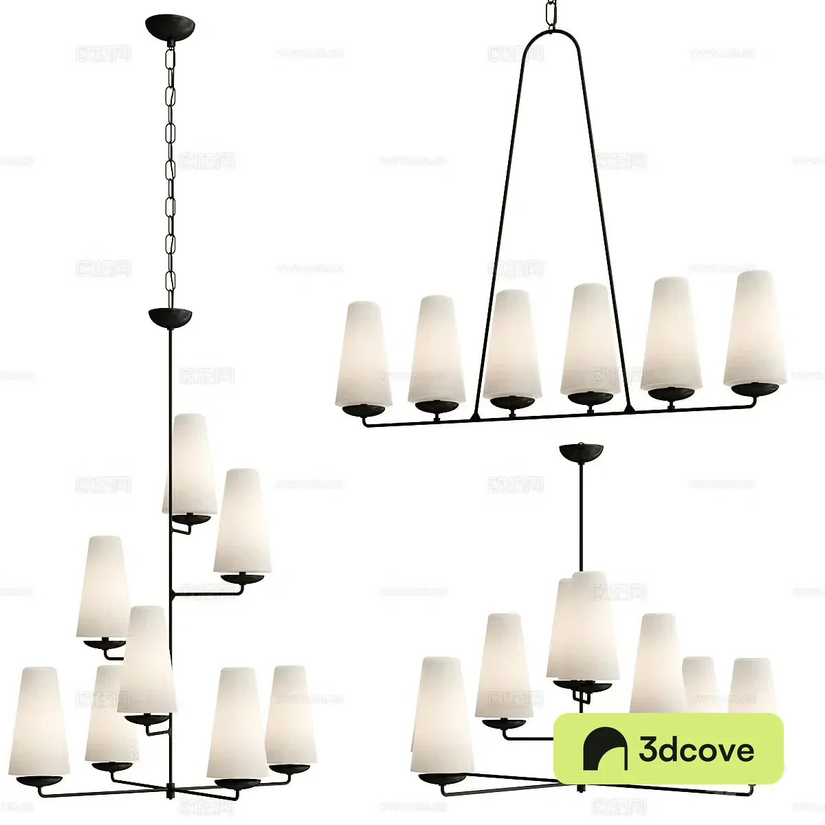 New Chinese style Fontaine chandelier